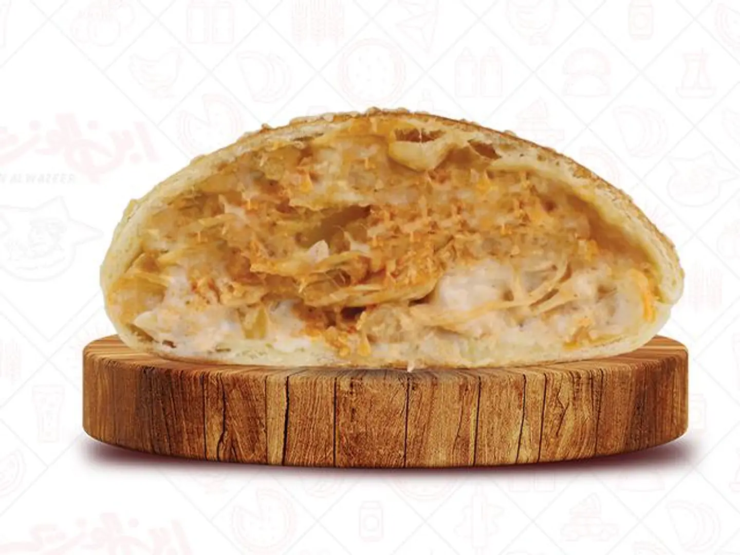 ساندوتش دجاج جبن