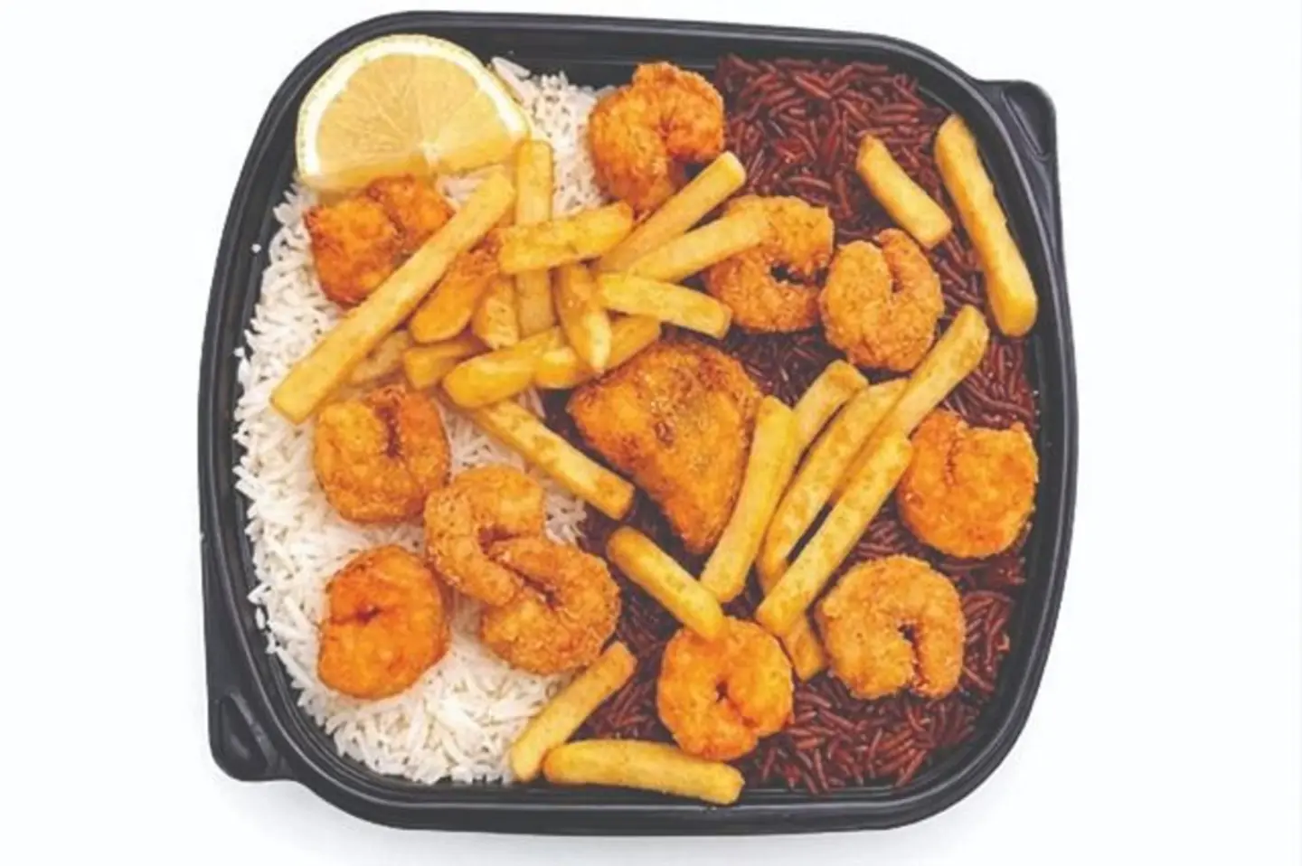 وجبة جمبري مقلي