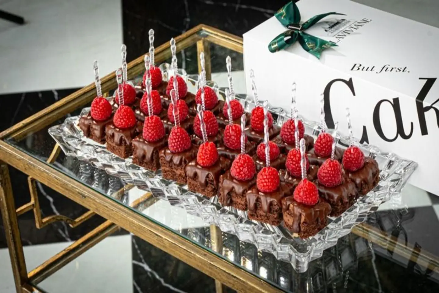 Chocolate Mousse Cake Bites Large