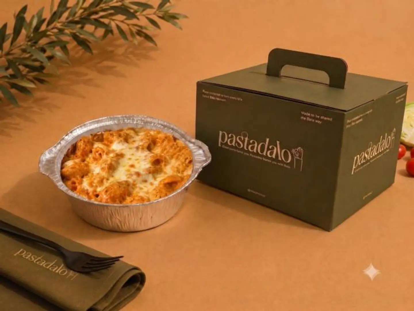Family Shrimp Pasta Tray