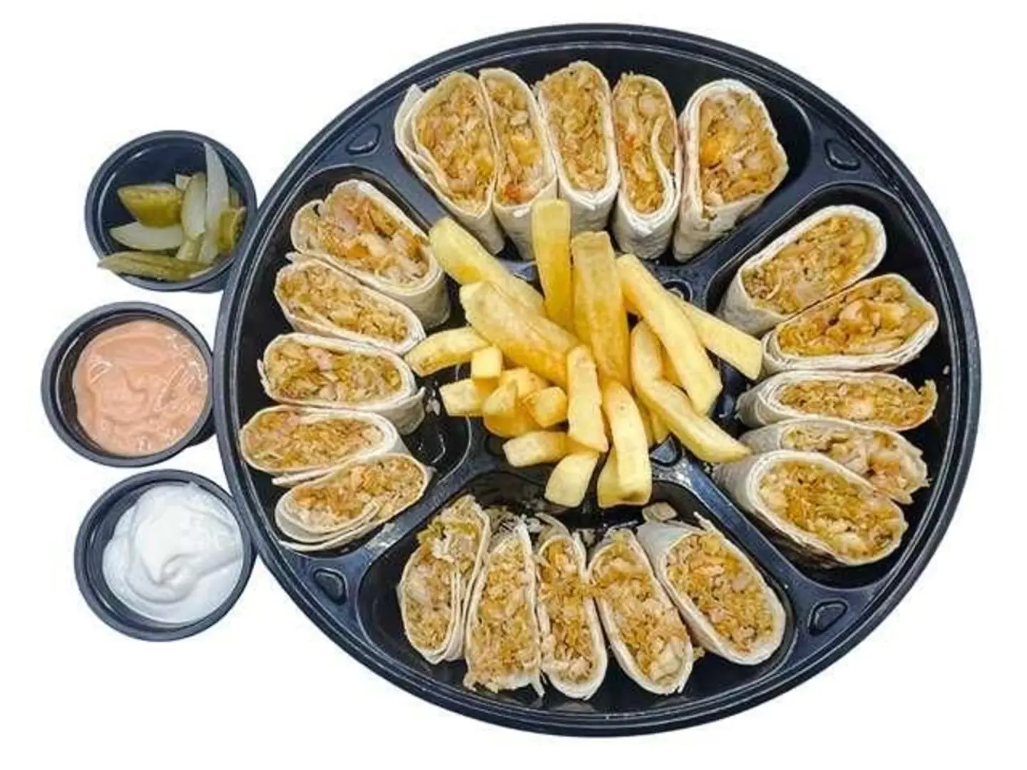 صحن عربي عائلي