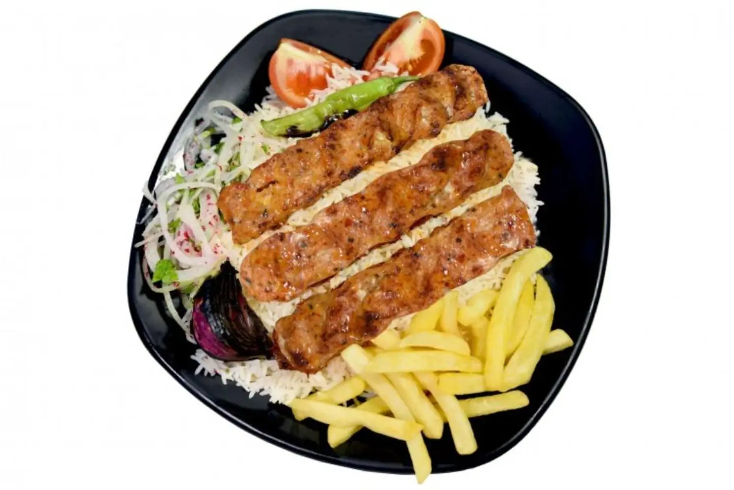 Beef Kebab Plate 5 Pieces