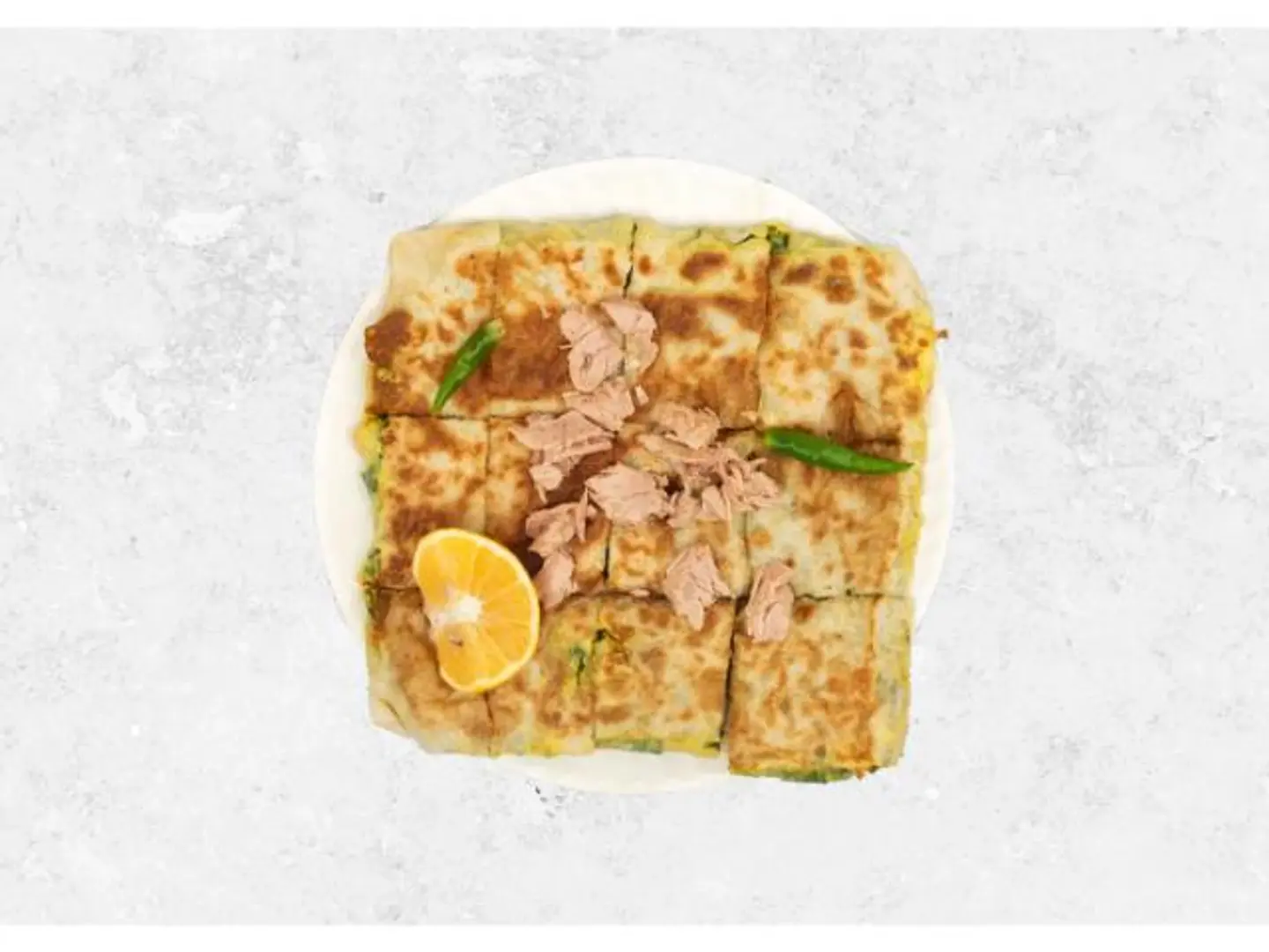 مطبق خضار تونة