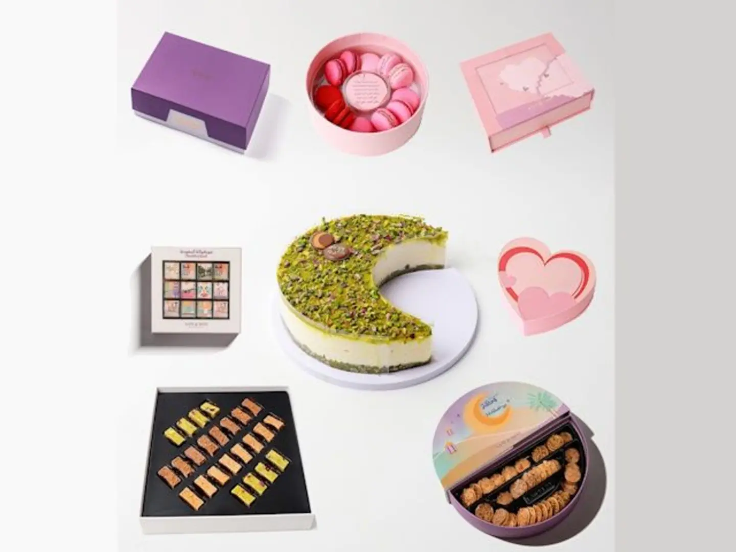 Ramadan Sweet Set Pistachio Cheese Cake