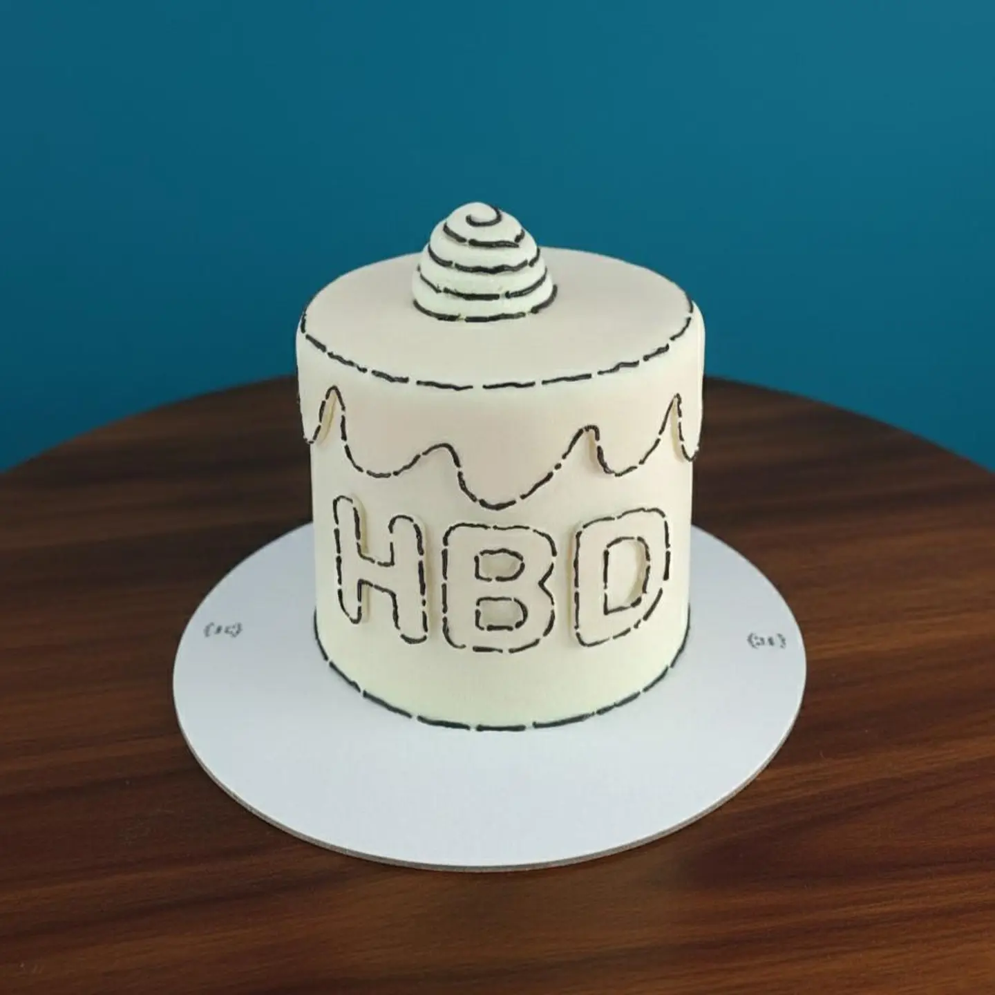 Comic Cake White