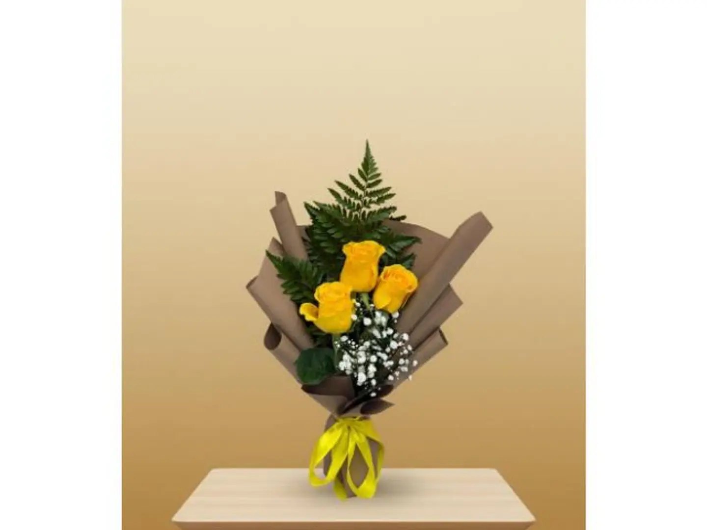 Three Roses With Accessories 346