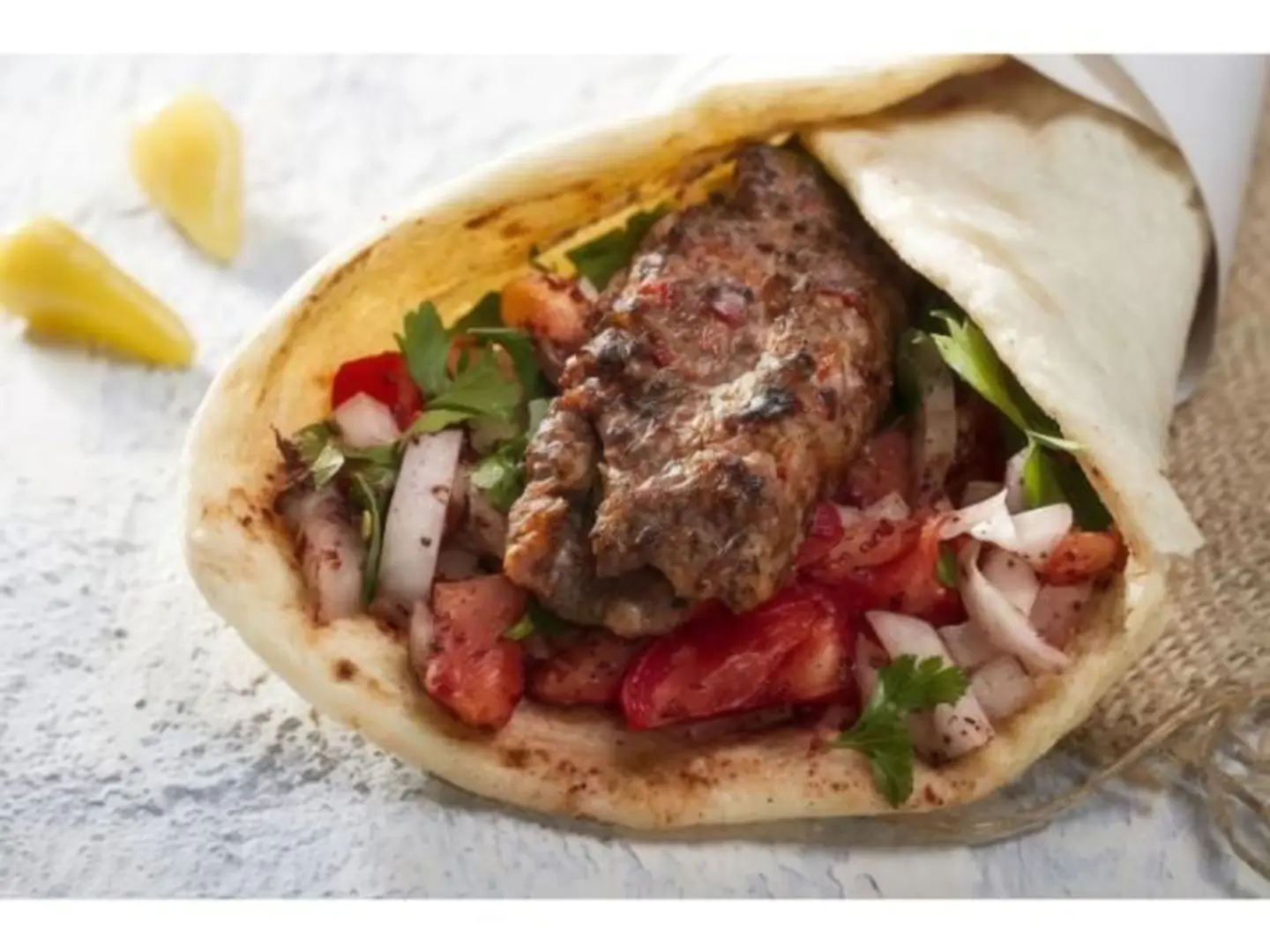 Small Lamb Kebab Sandwich