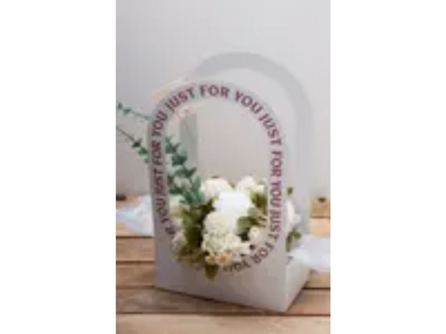 Bouquet Of Roses, Cup And Candle (White)