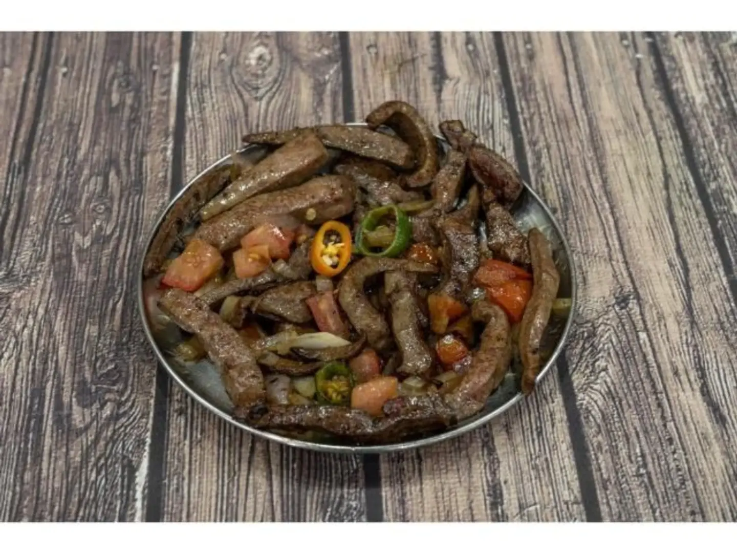 طبق كبدة طازجة