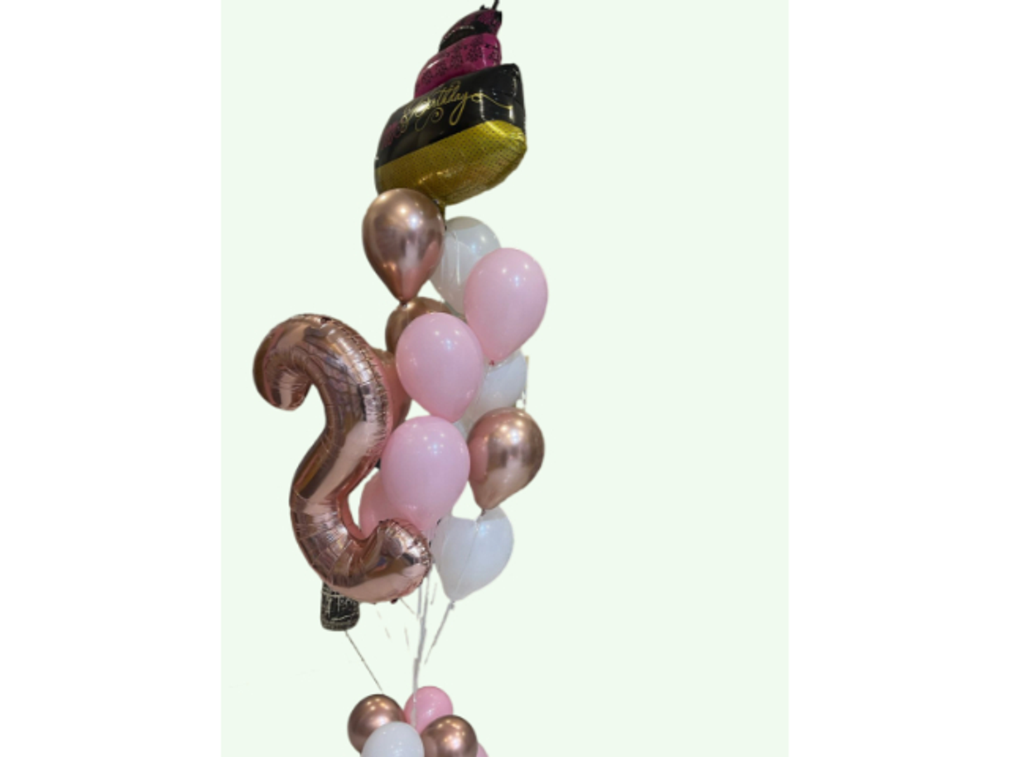 بالون ارقام مع عيد ميلاد