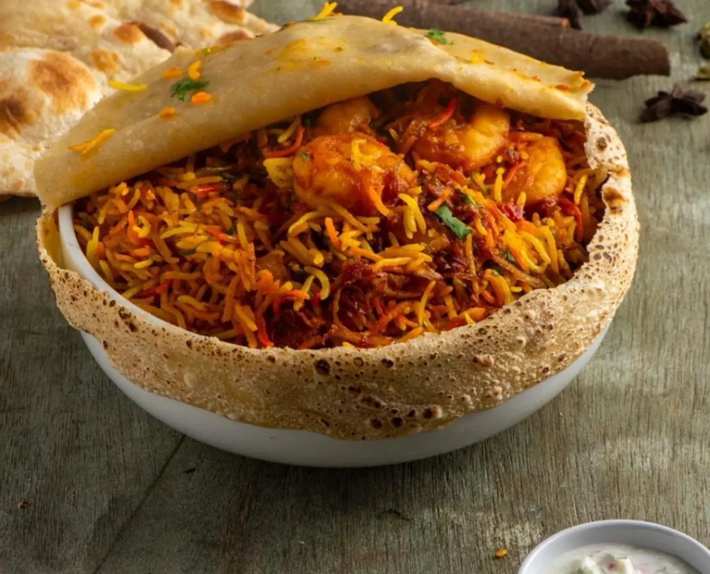Special Cart Shrimp Biryani