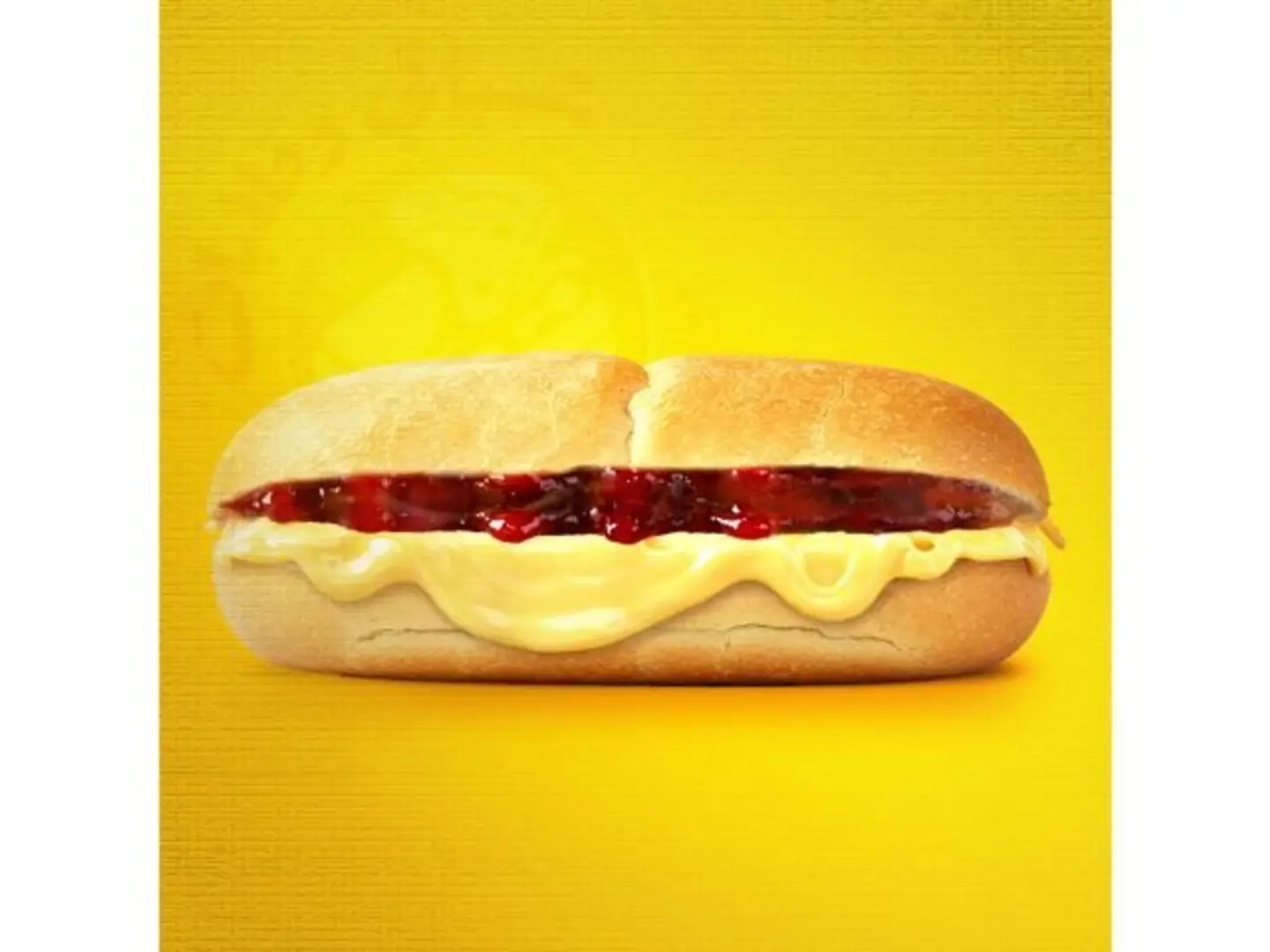 Cheddar Cheese And Jam Sandwich