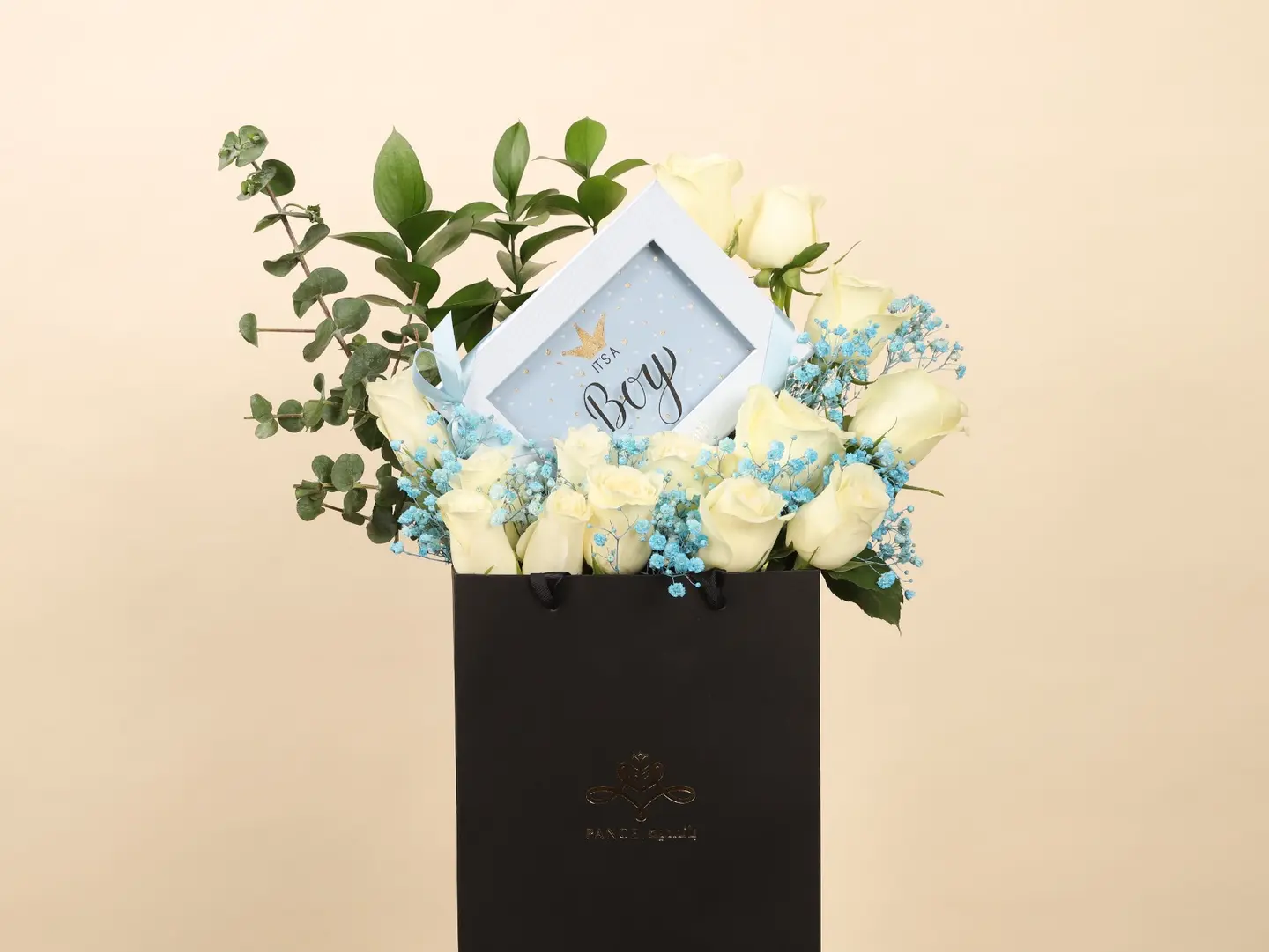 It's E Boy Box With Flowers
