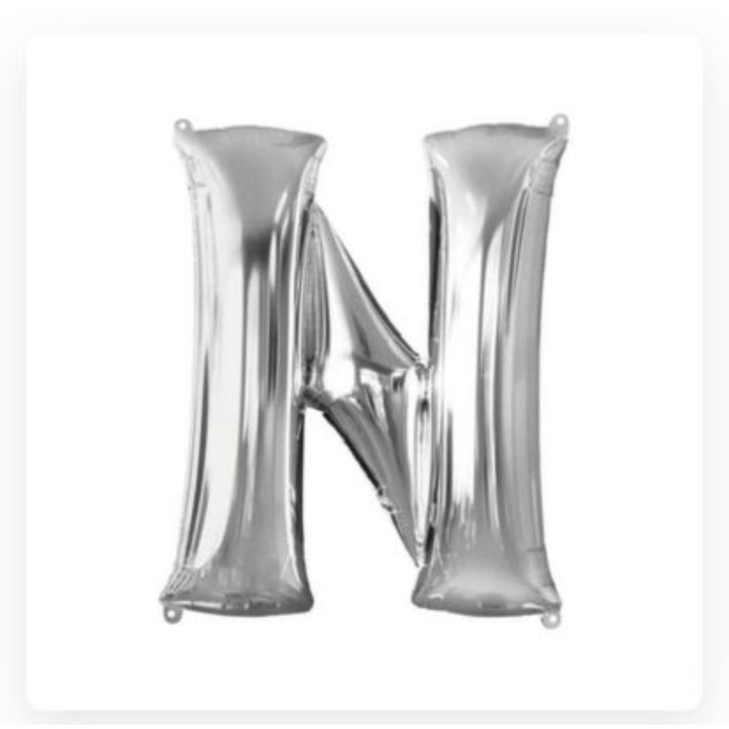 Letter N Silver