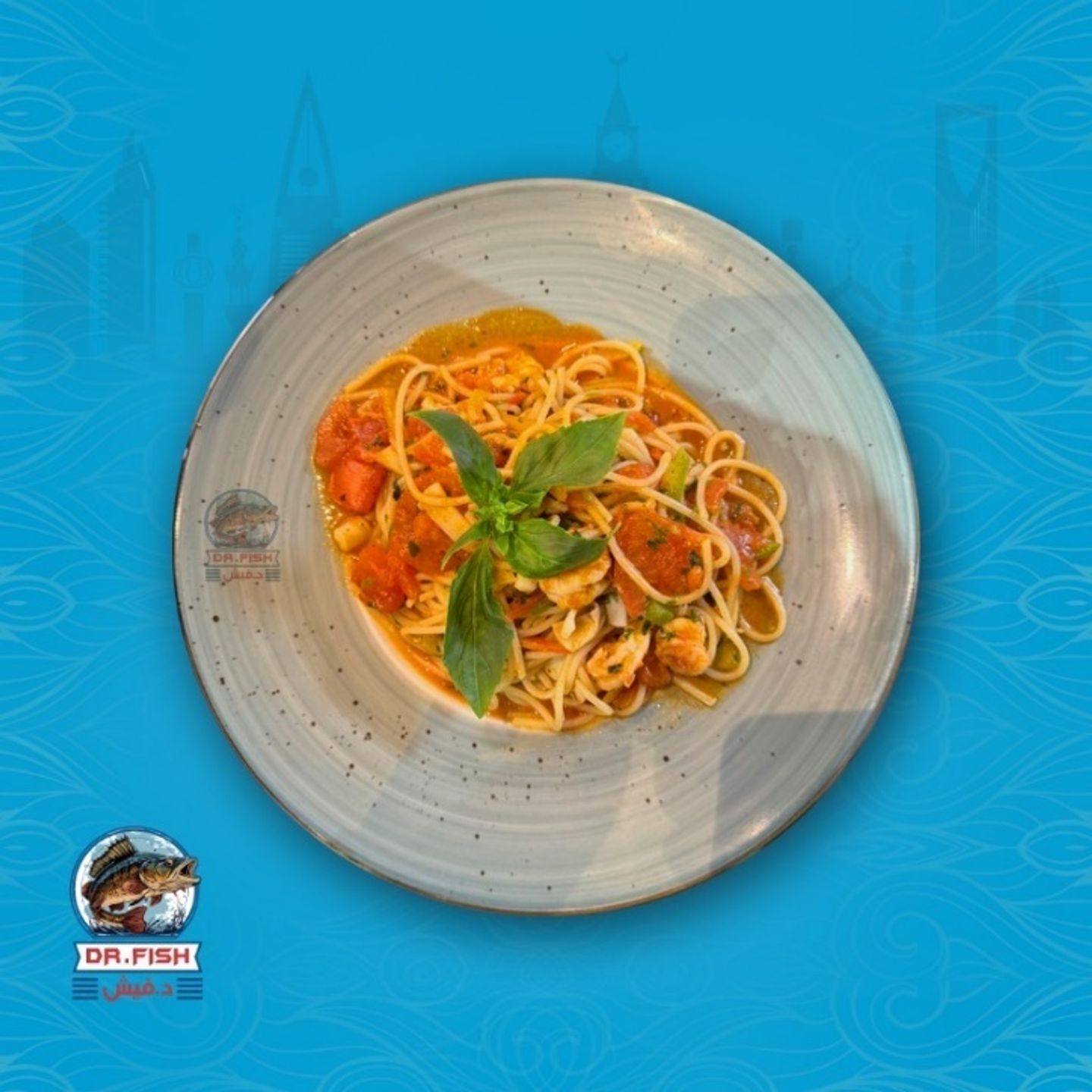 Seafood Spaghetti Pasta With Red Sauce