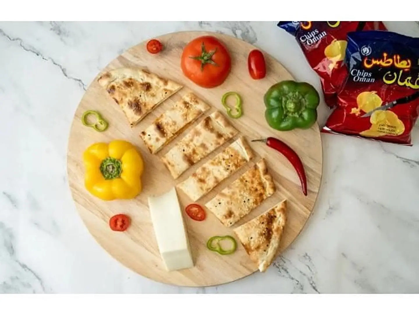 فطيرة بيض جبن مع بطاطس عمان