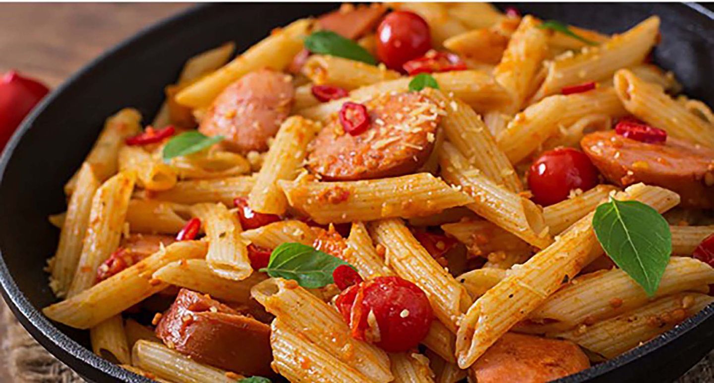 Red Sauce Sausage Pasta