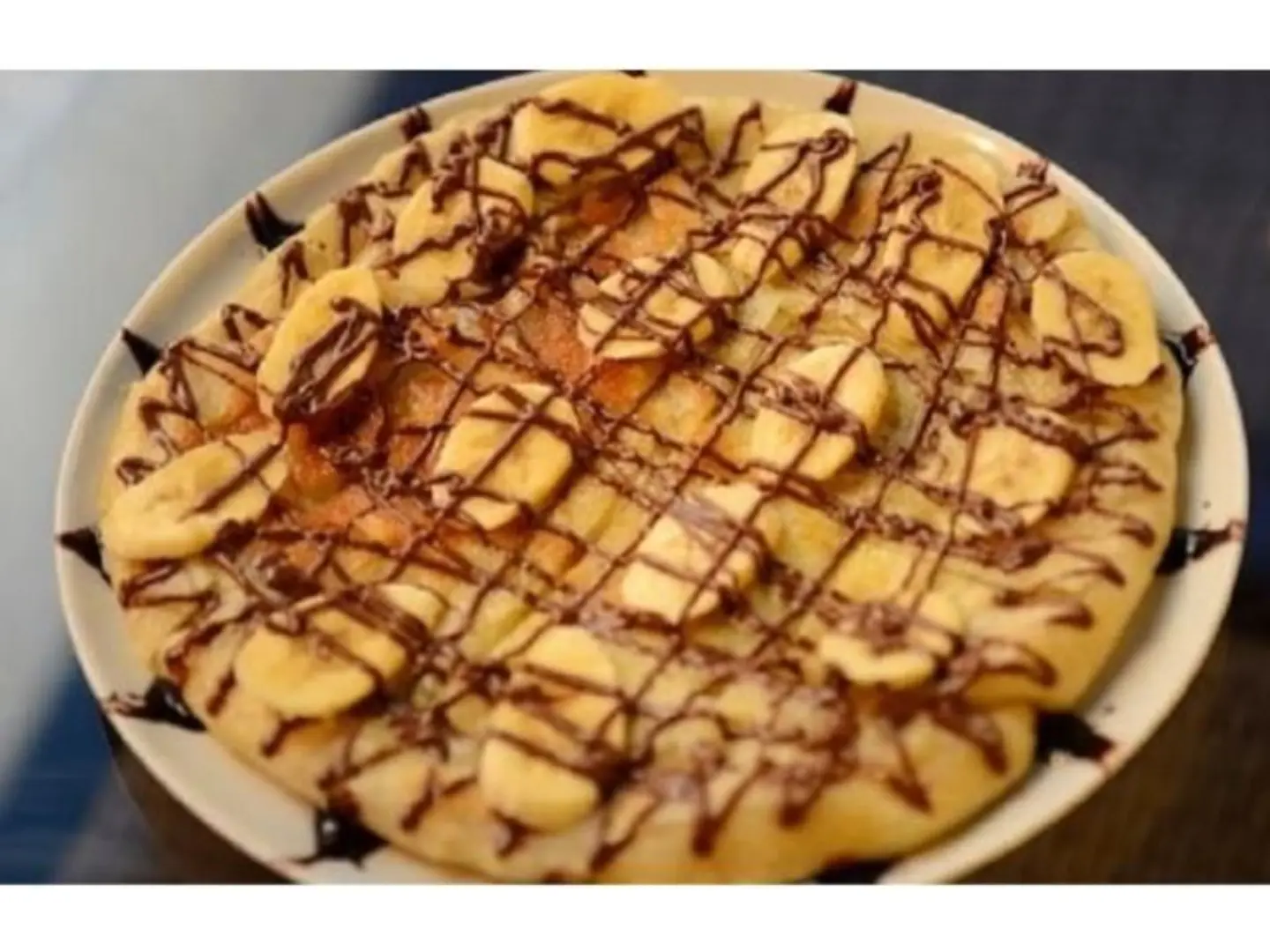 فطيرة شكولاته بالموز