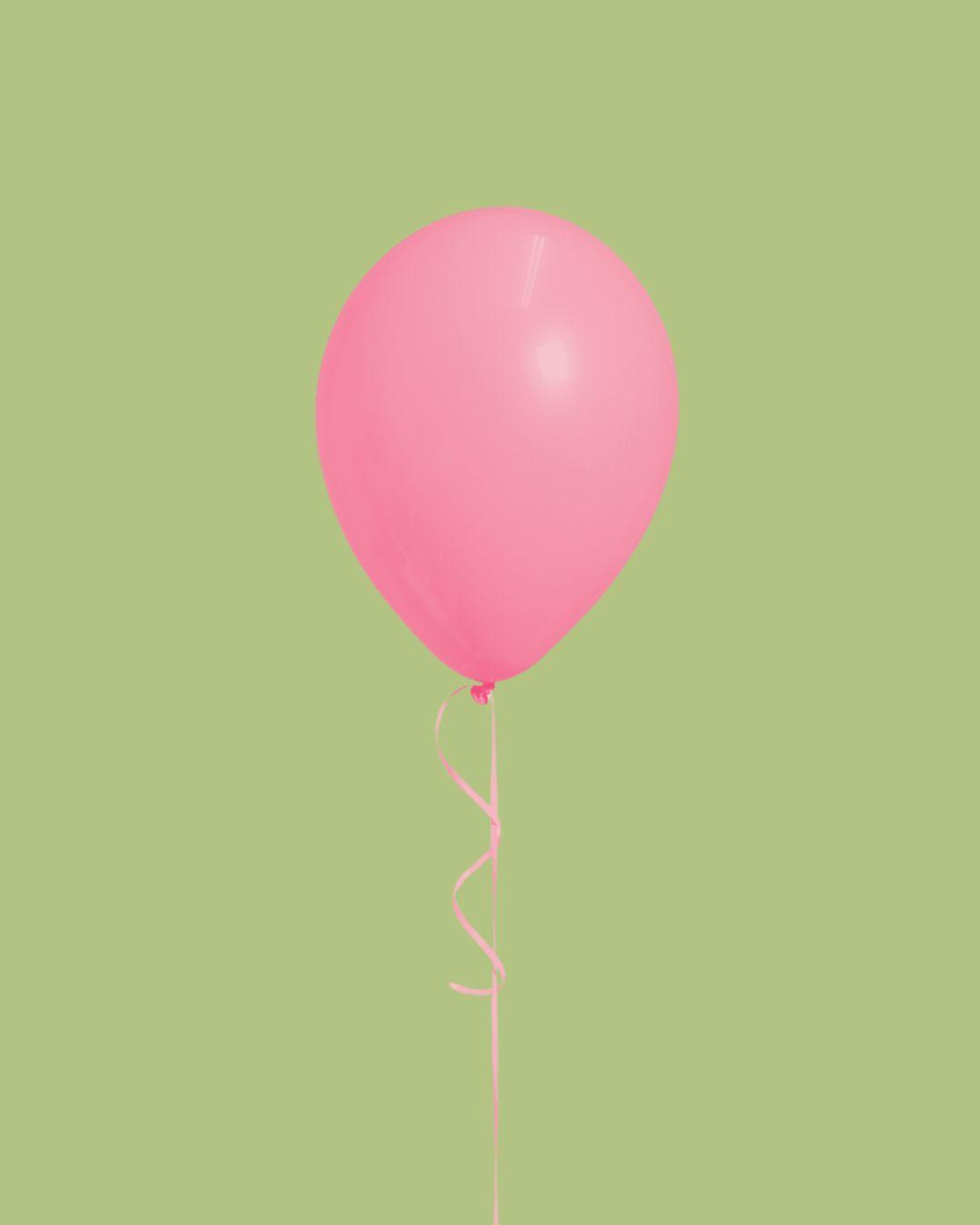 بالون وردي هيليوم