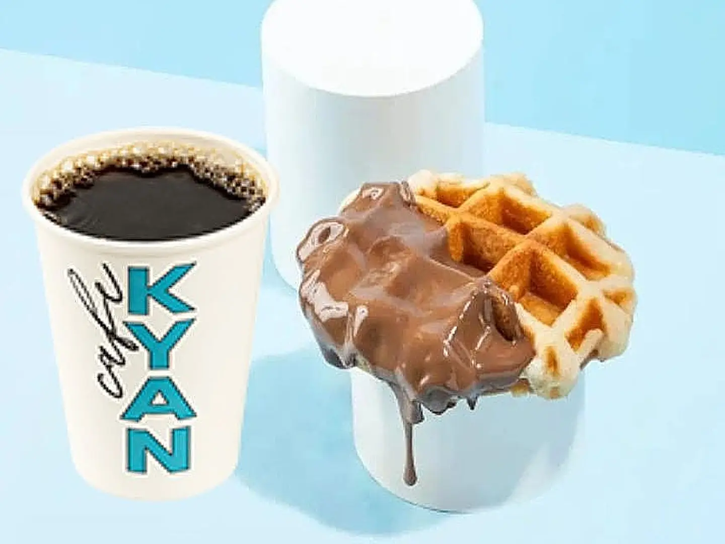 1 Chocolate Waffle + 1 Hot Of Coffee Dy