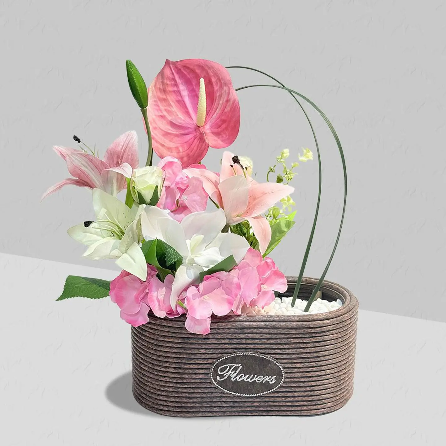 Queen Pink Flower Arrangement 112