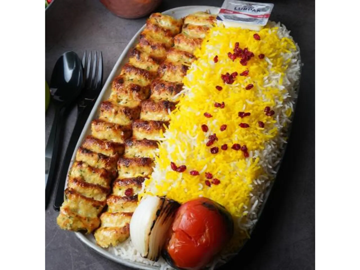 سيخ كباب دجاج إيراني