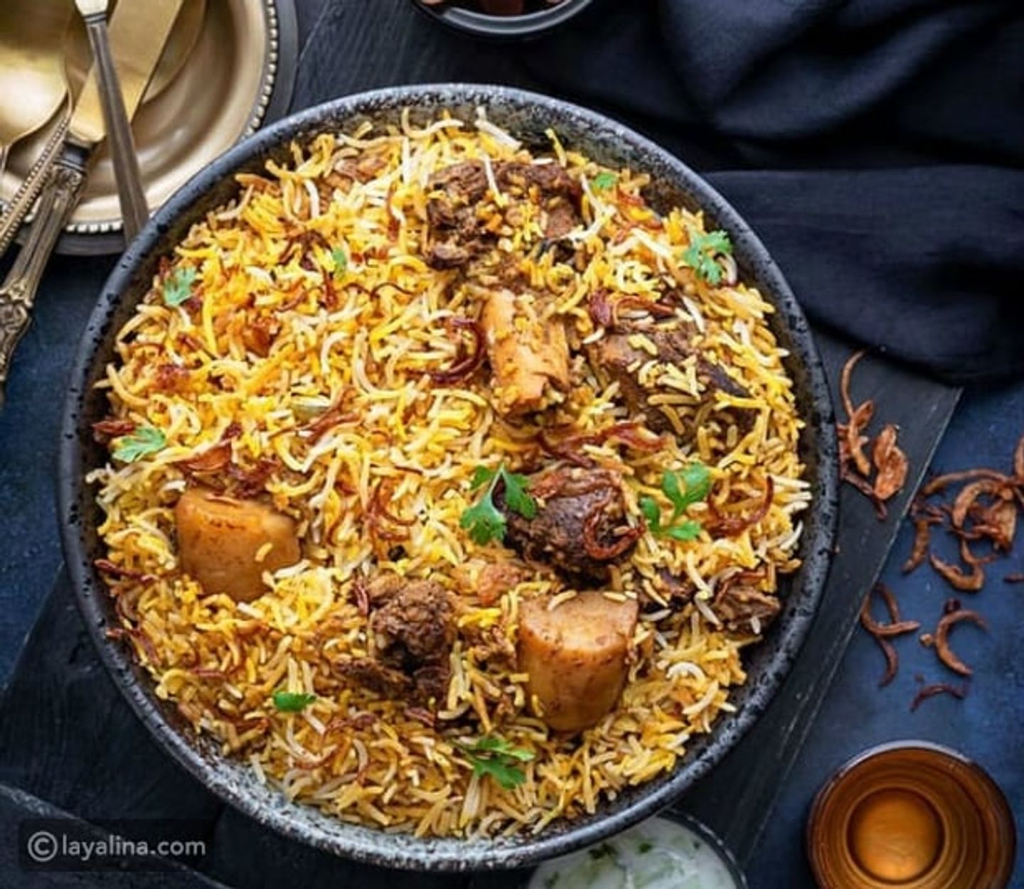 برياني لحم ضأن عائلي