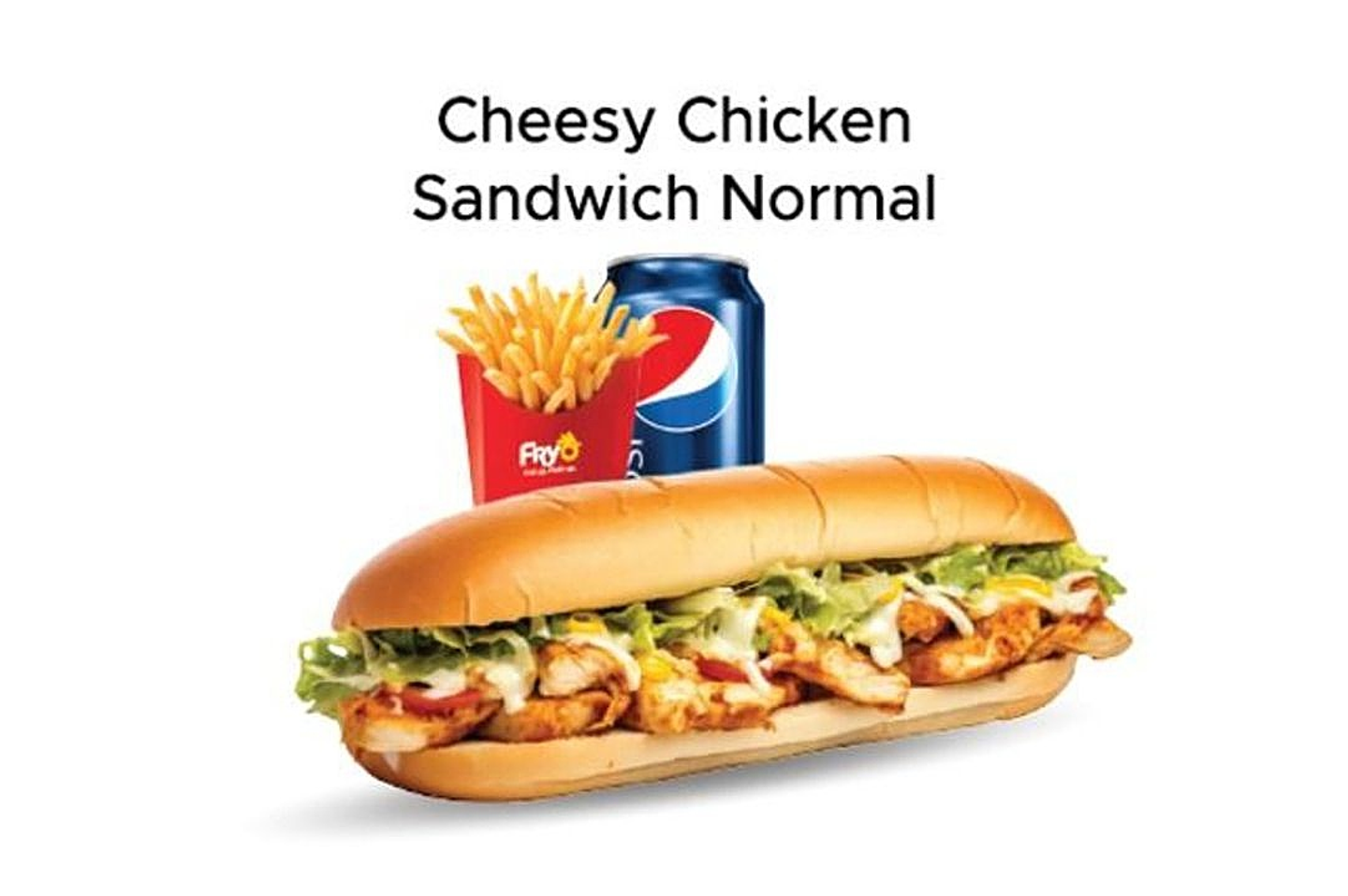Chicken Sandwich With Cheese Meal