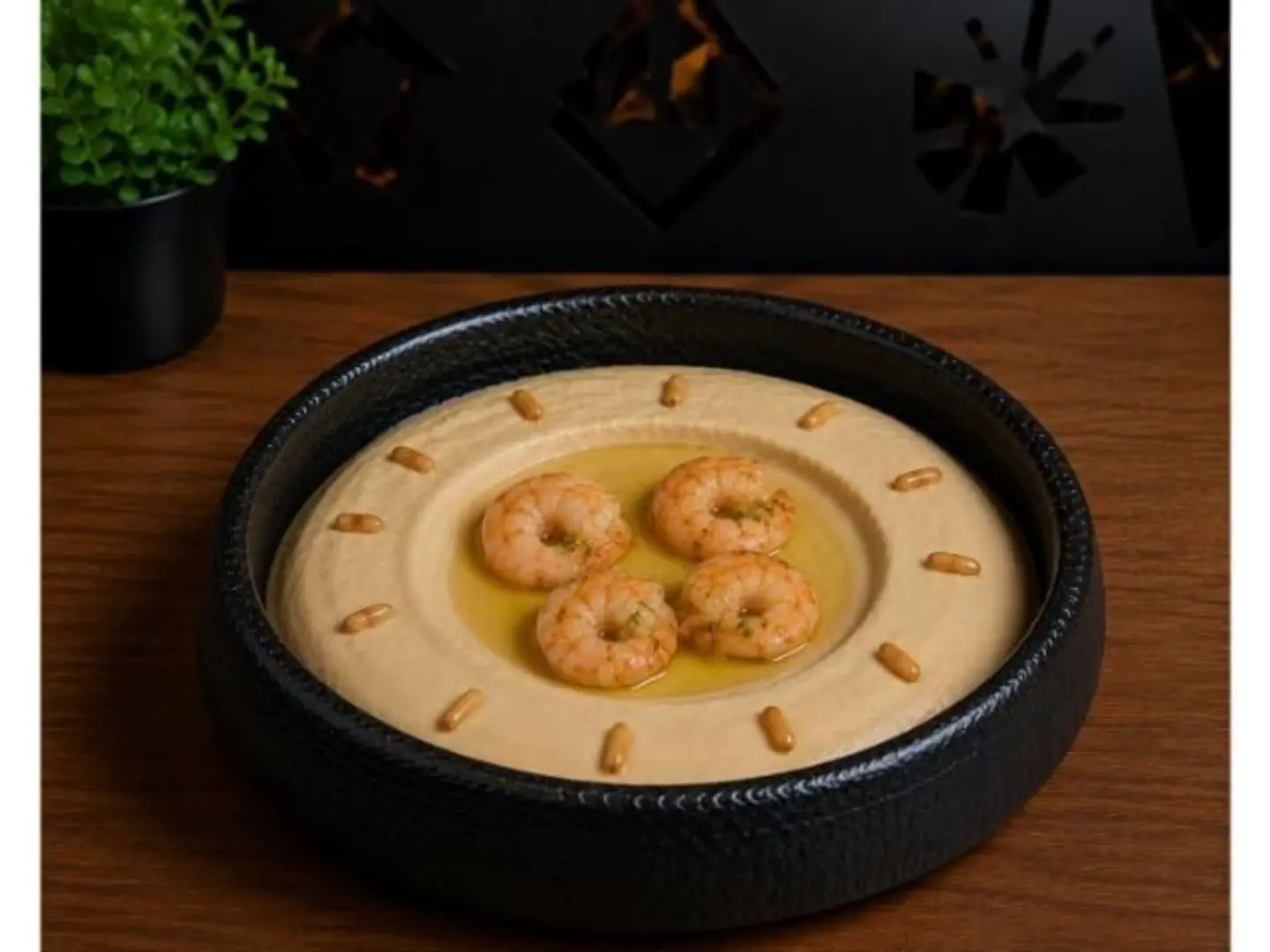 Hummus With Shrimp