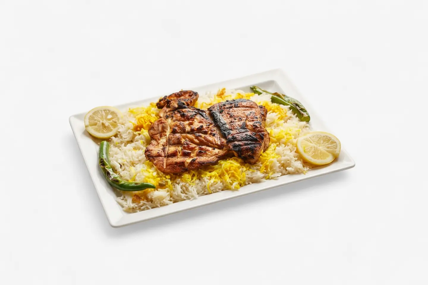 حبة دجاج مع رز