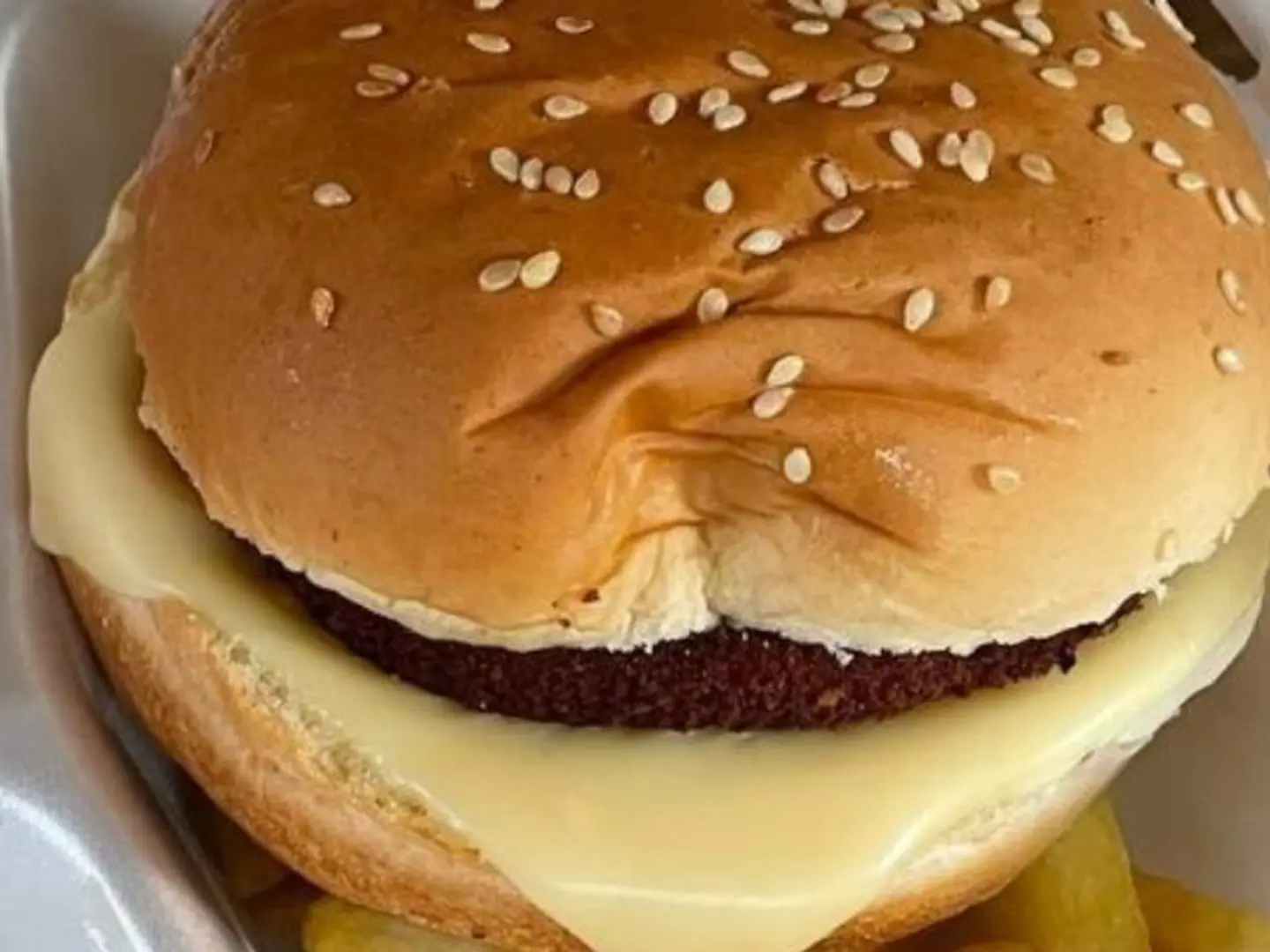 برجر دجاج -بالجبن