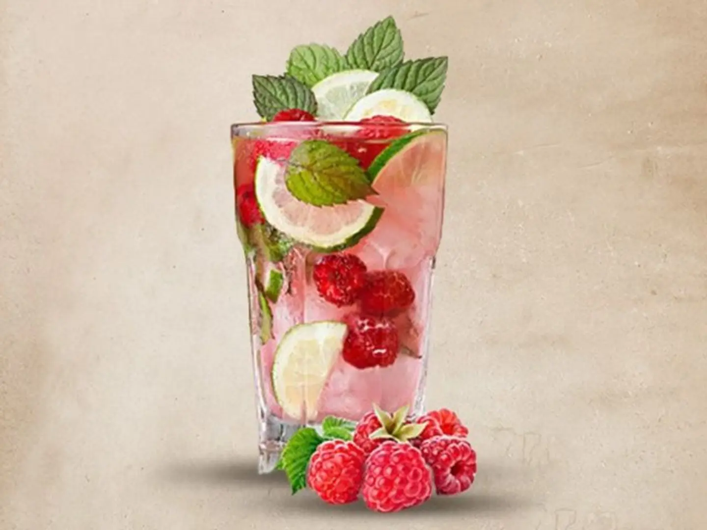 Summer Refreshing Mojito (Mixed Berries, Lemon, Mint)