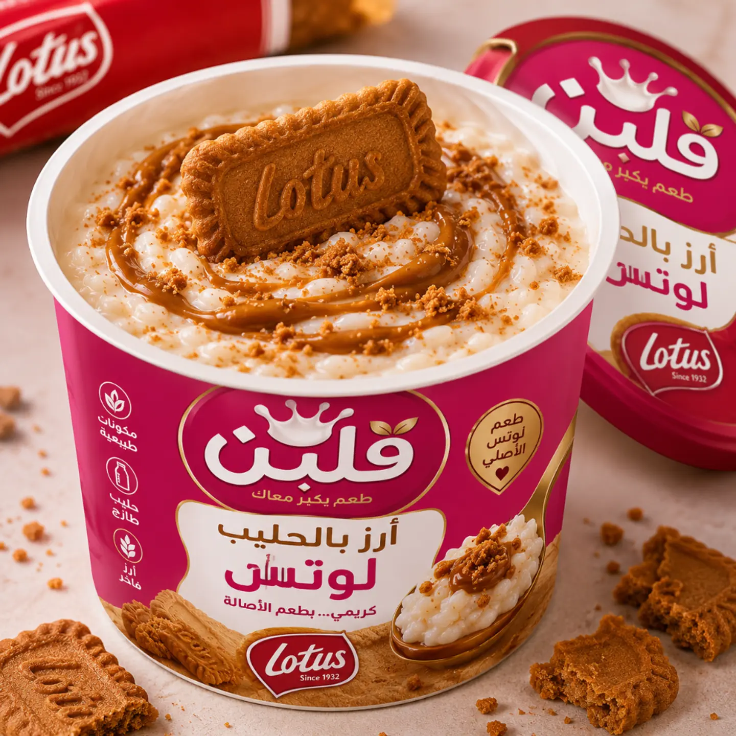 أرز بالحليب لوتس