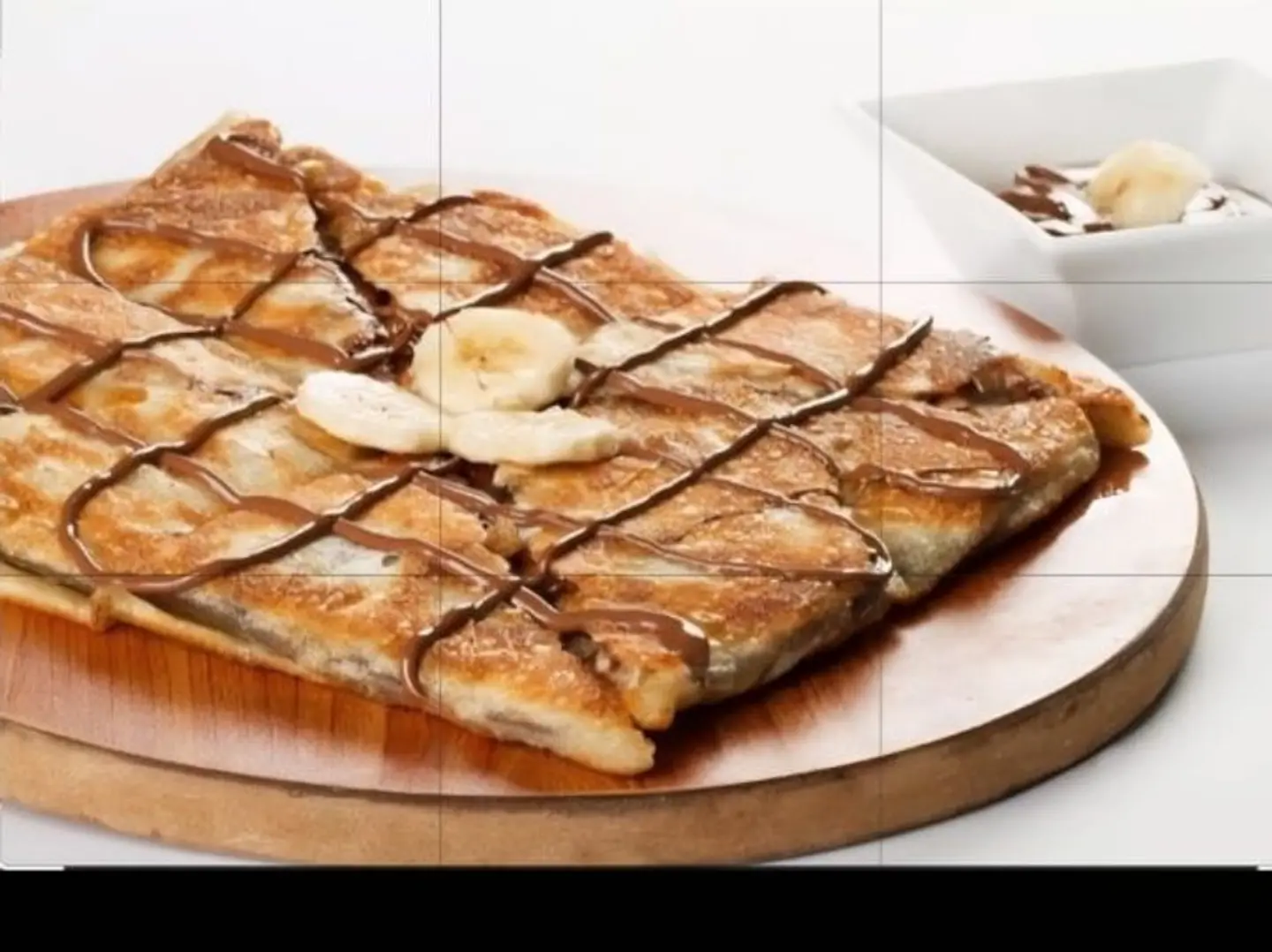 فطيرة نوتلا بالموز