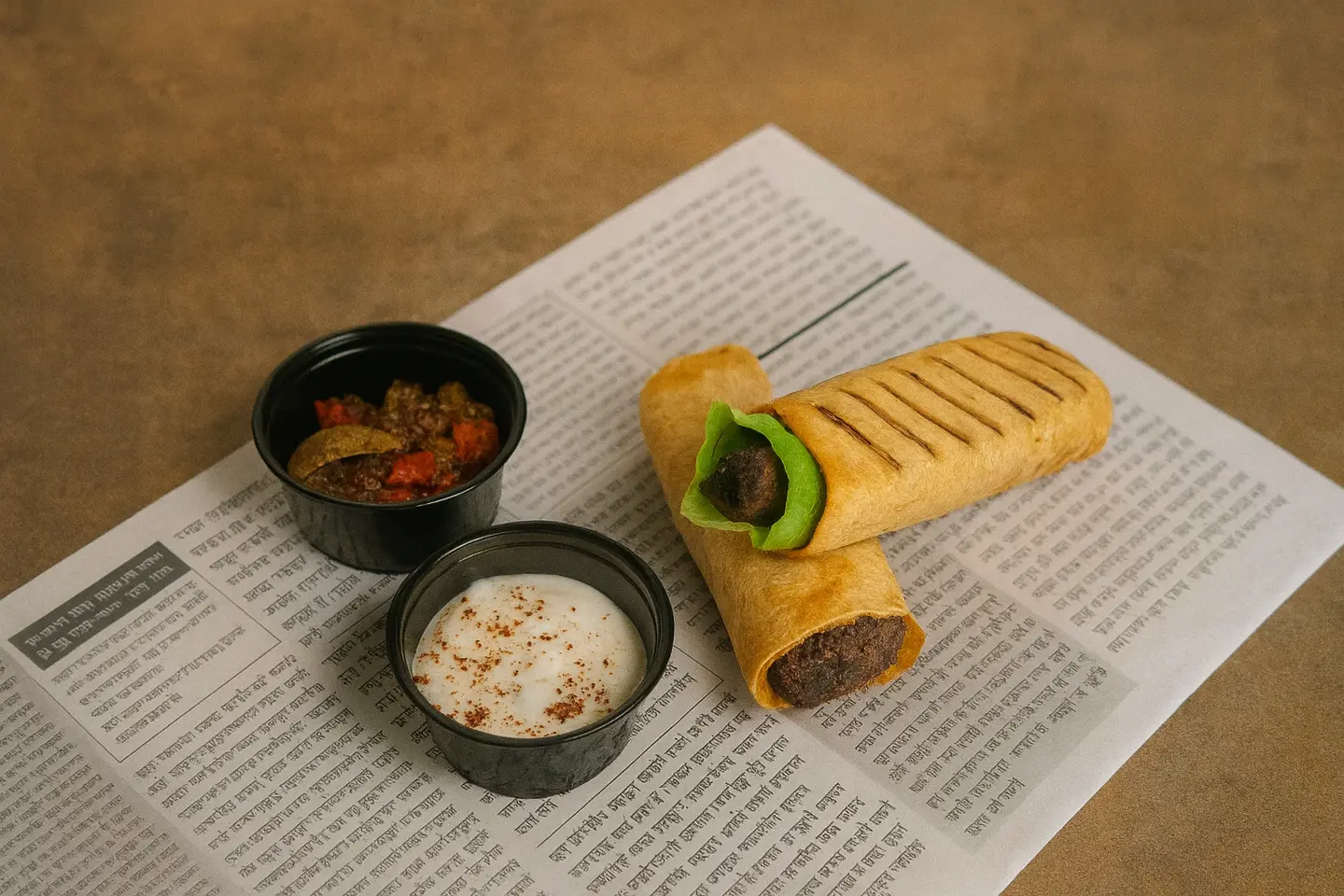 Meat Kebab Wrap