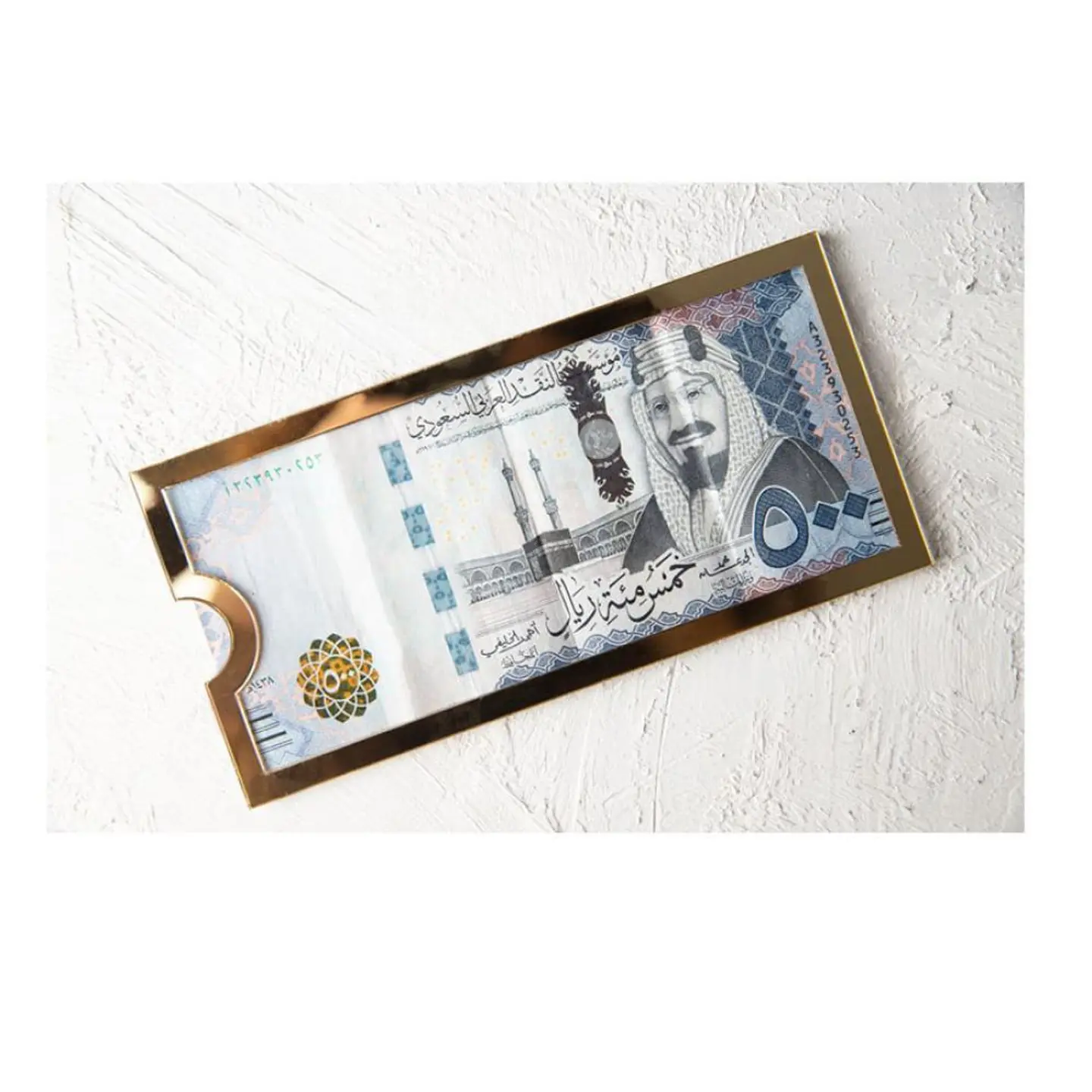 Acrylic Envelope Gold Frame