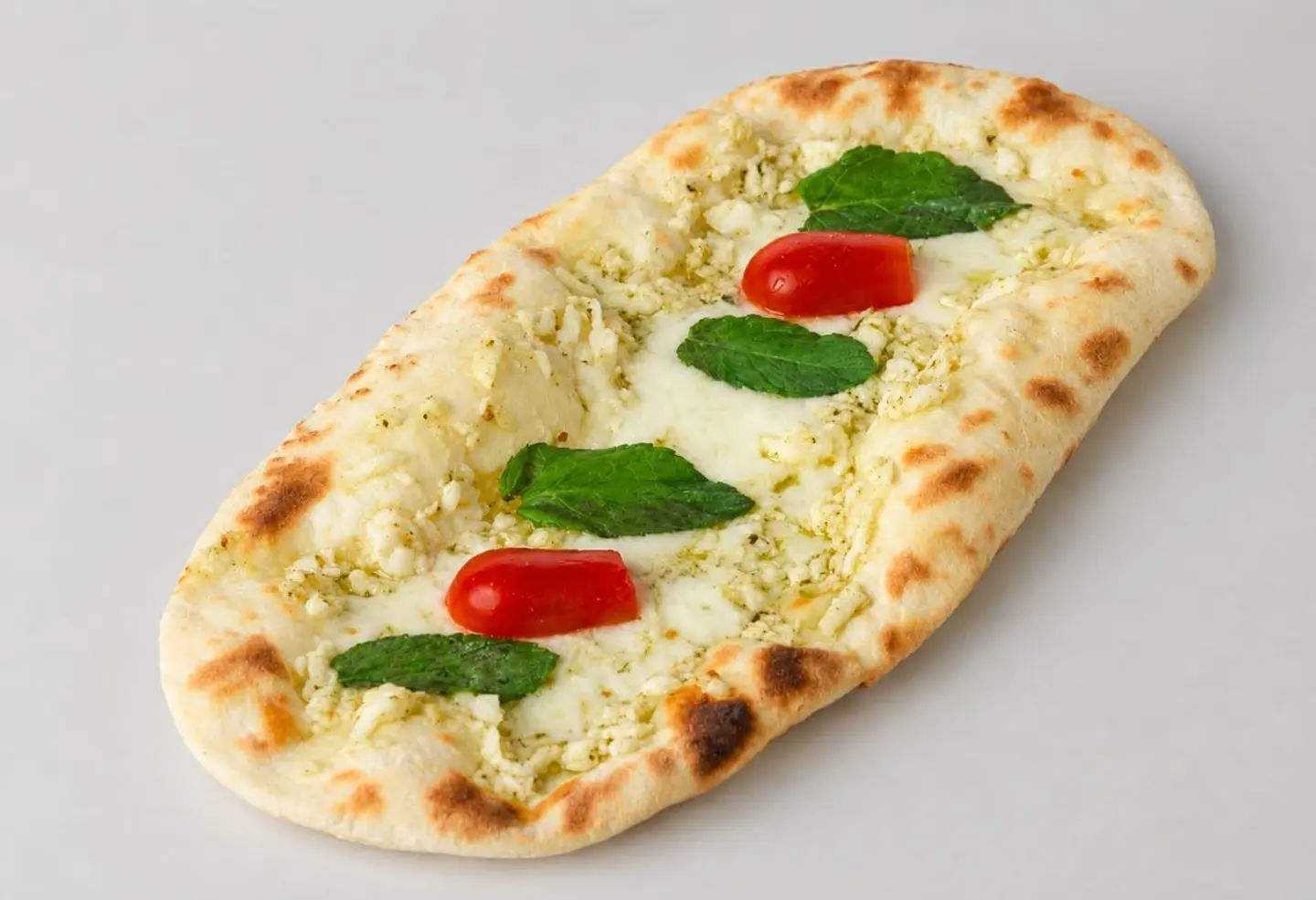 Halloumi Pesto Manakish