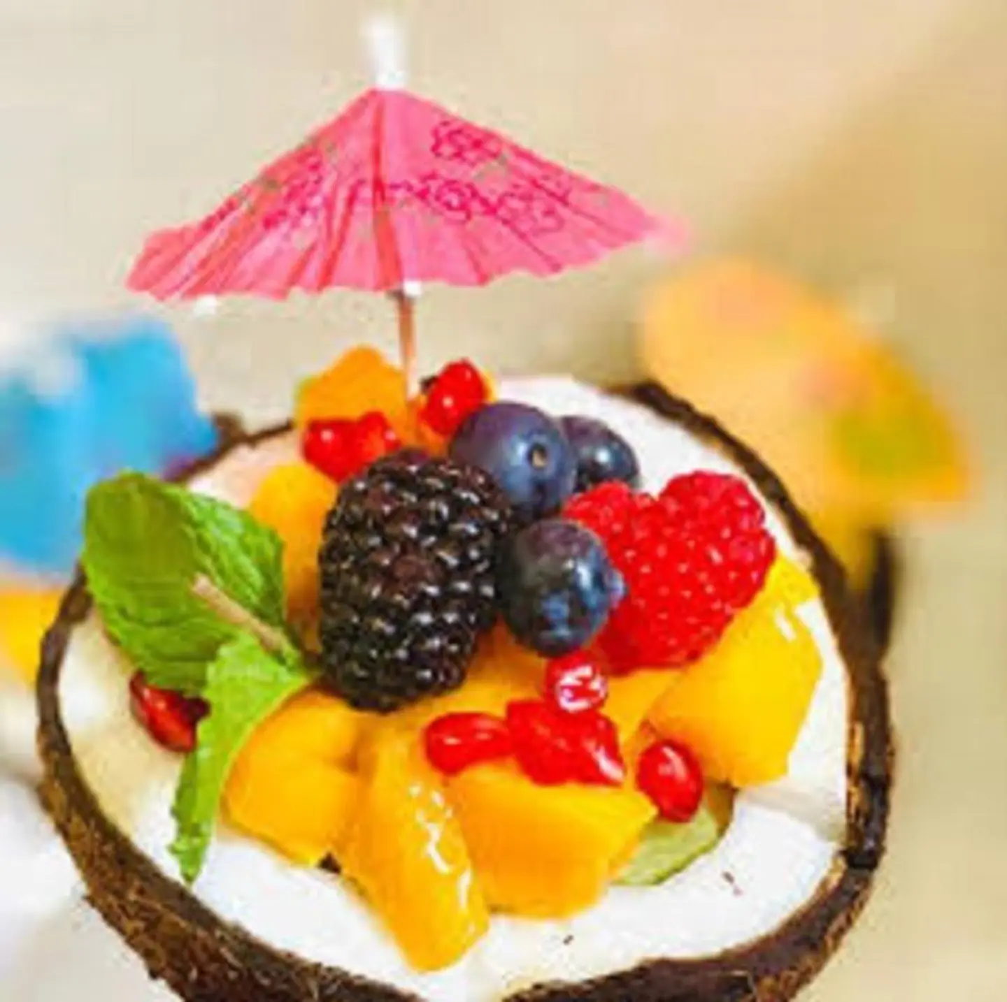 Mixed Fruit With Coconut