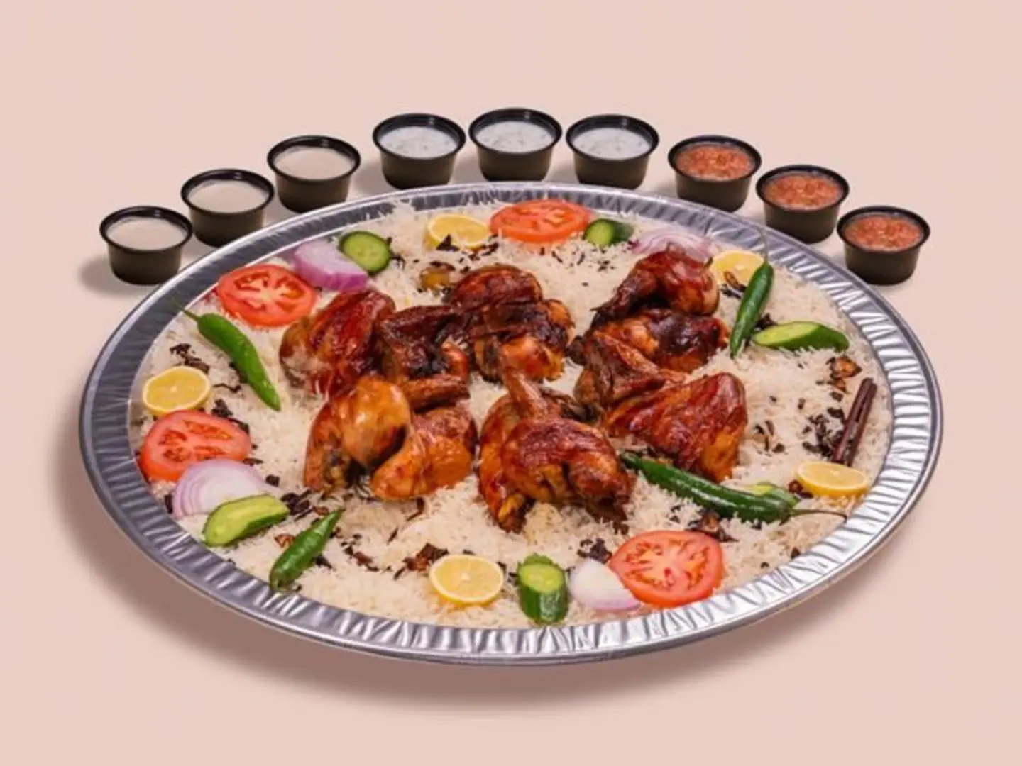 أرز بشاور مع الدجاج