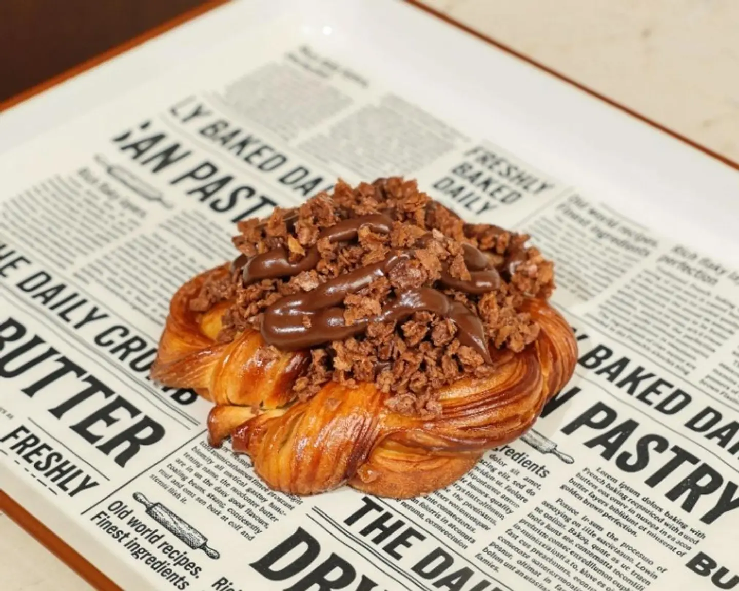 Danish Crunchy Chocolate