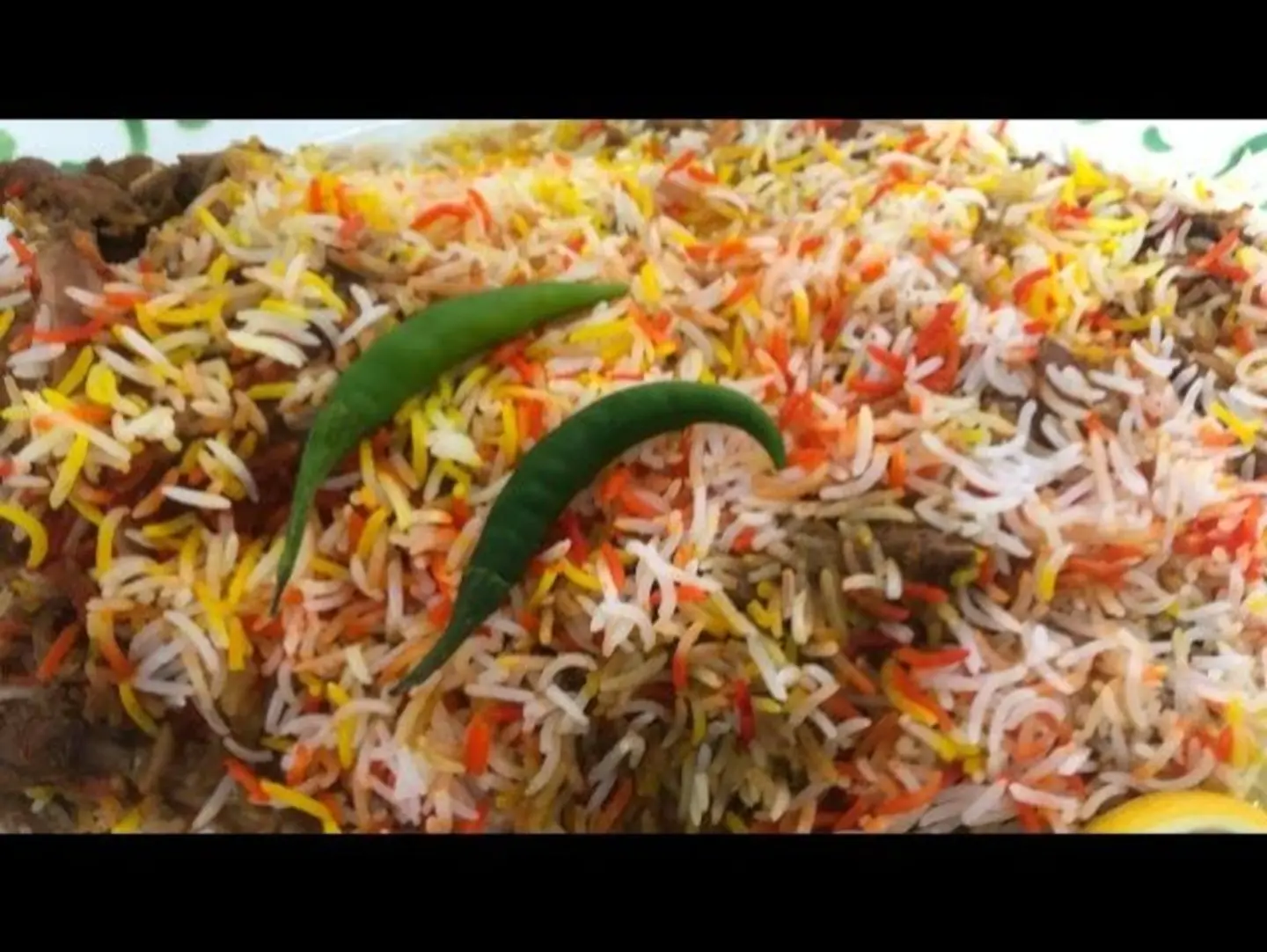 Biryani Indian Rice Plain Without Chicken For One Person