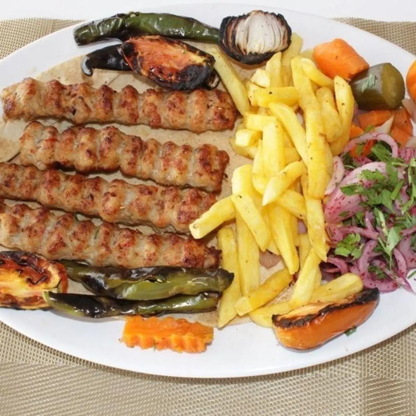 نص كيلو كباب دجاج