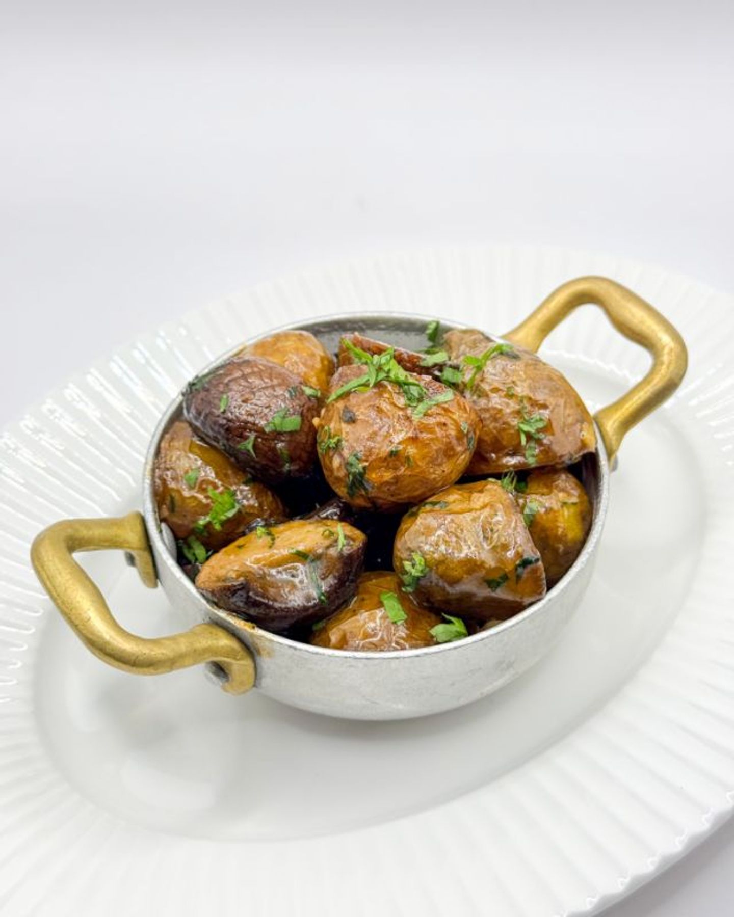 Roasted Mushroom & Baby Potatoes
