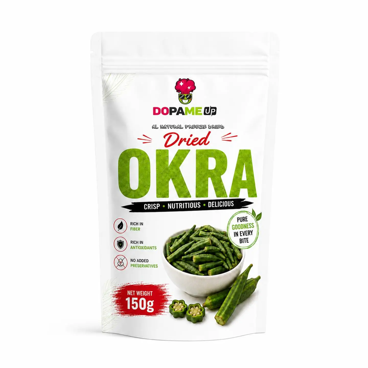 Dried Okra Crisp 150g