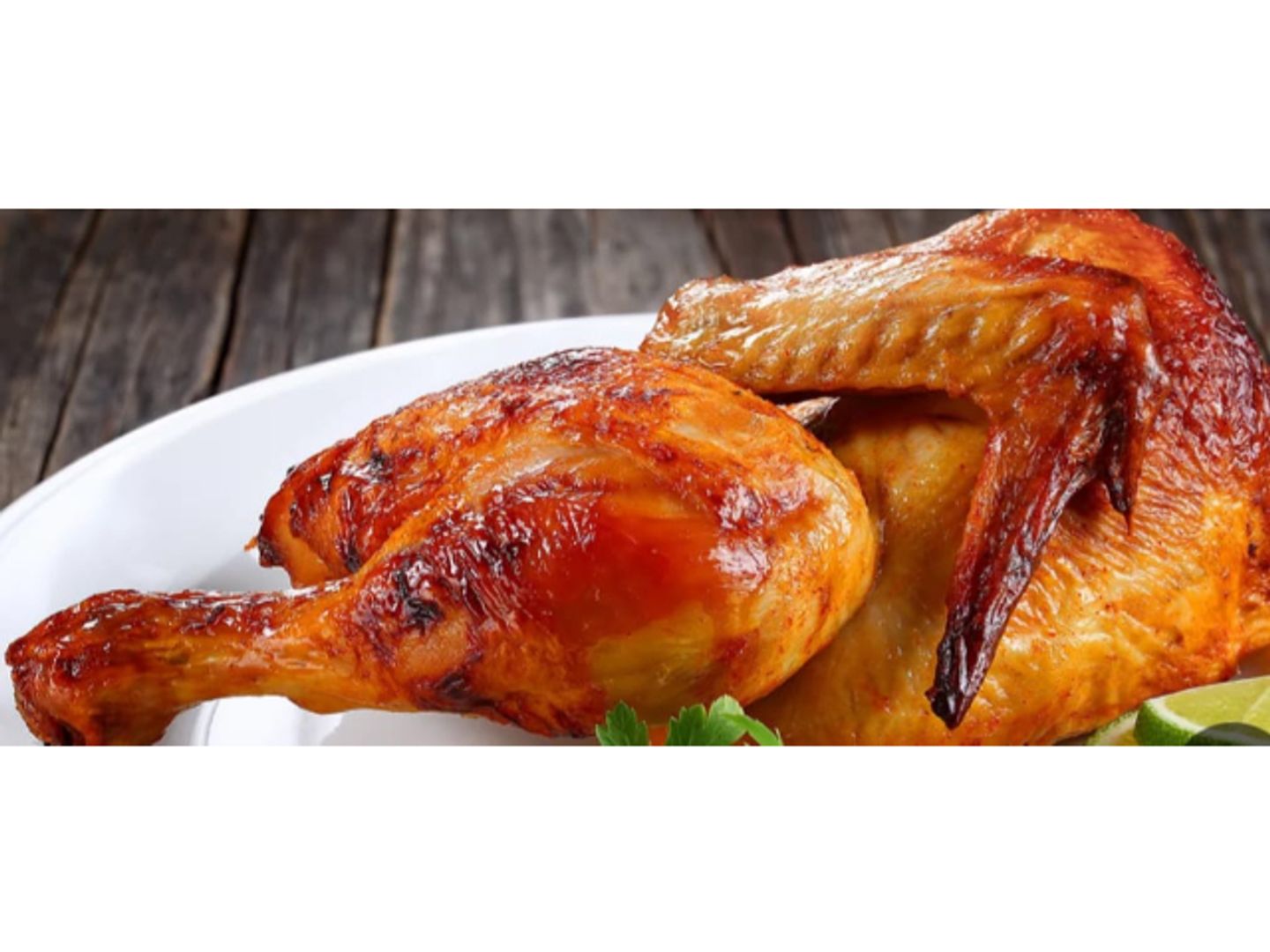 Half A Piece Of Oven Baked Chicken Resto
