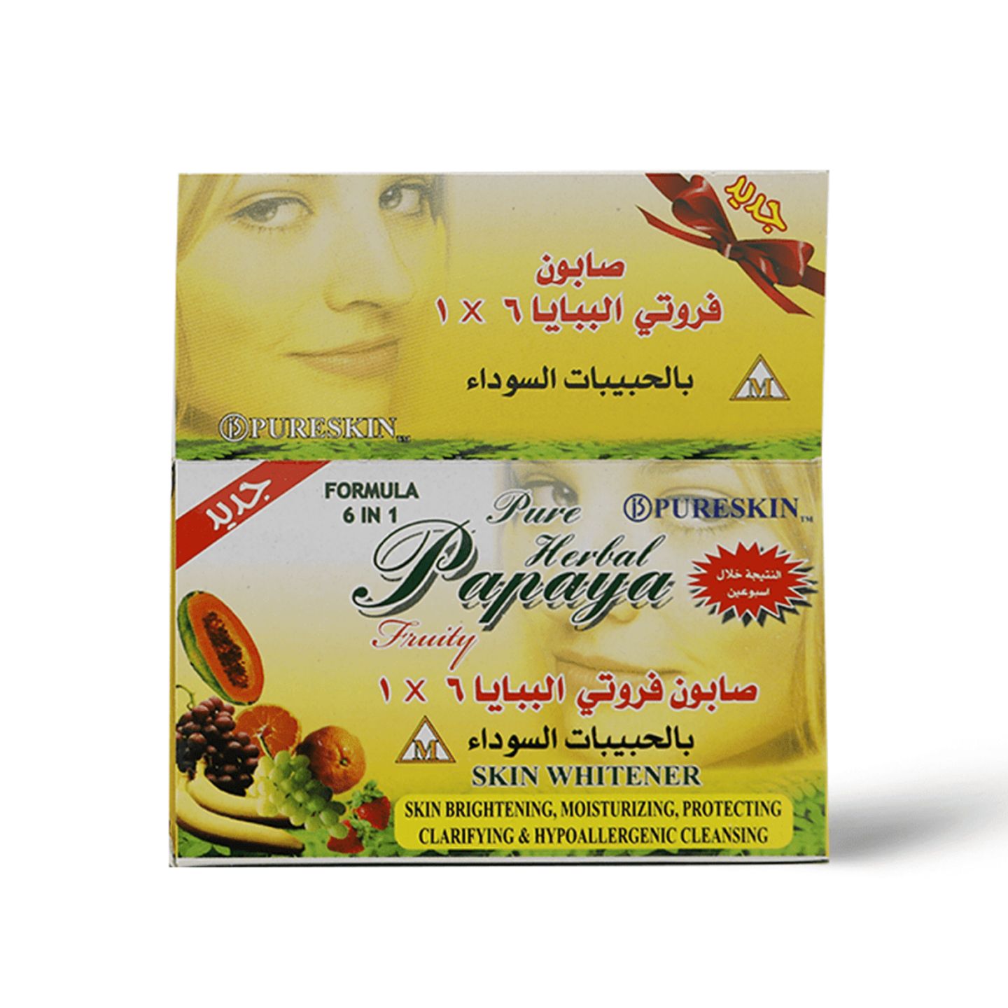 ببايا صابون 6*1 135 جرام