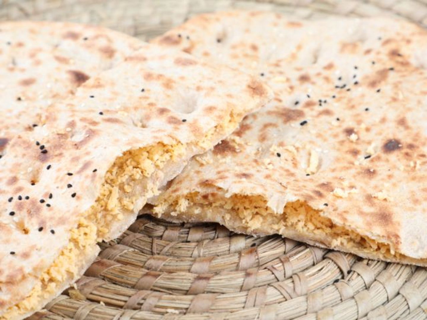 White Bread Stuffed With Cheese