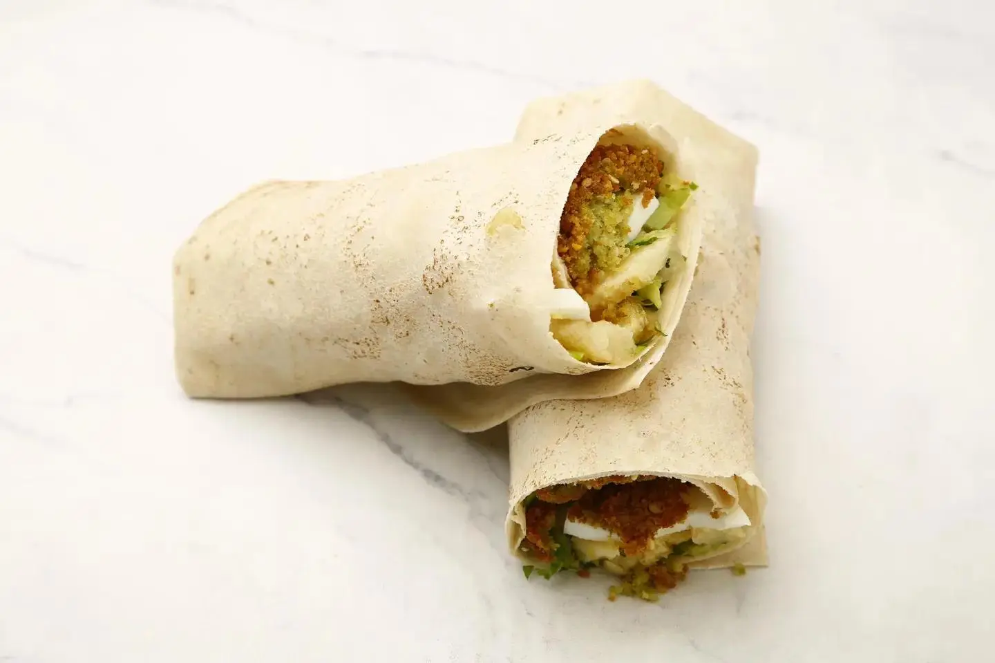 مشكل فلافل خبز عادي