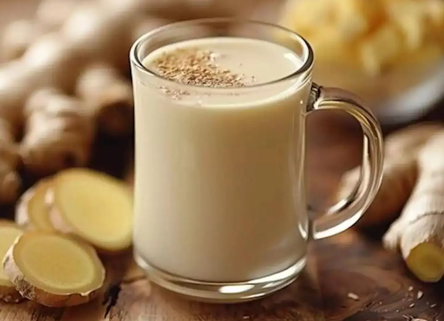 حليب زنجبيل