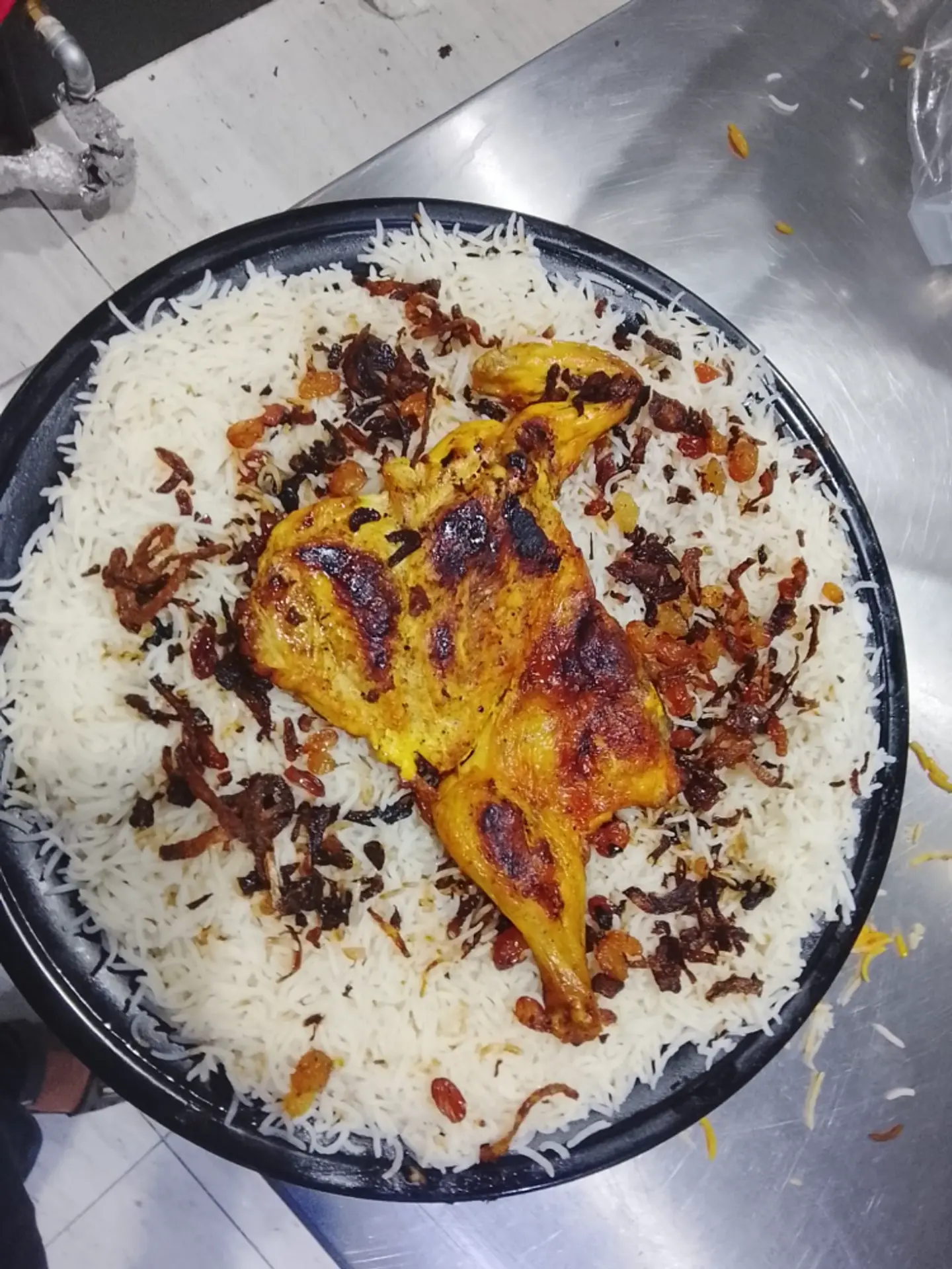 Half Madhbi With Peshawar Rice